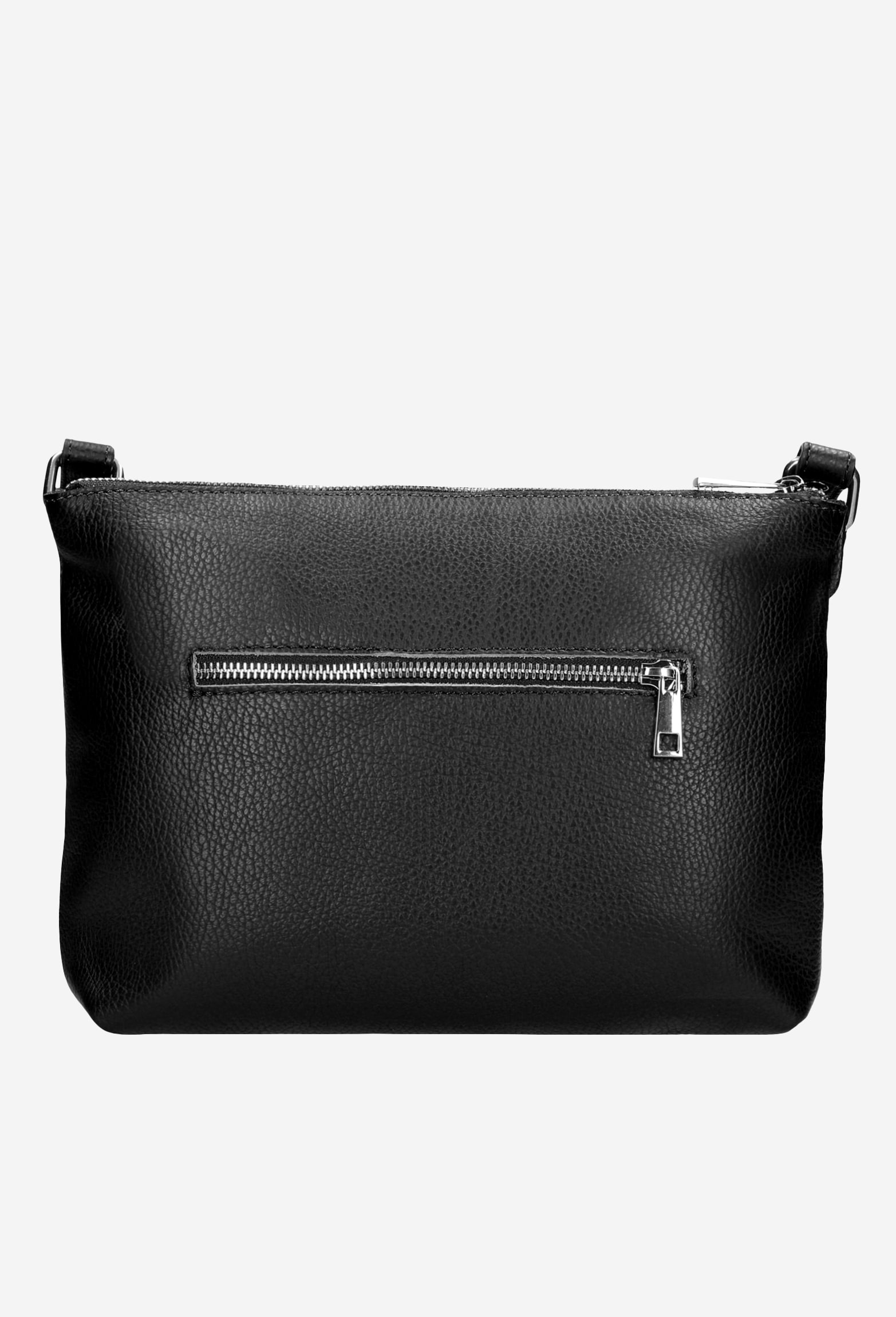 Niewielka beżowa torebka damska z łączonych skór