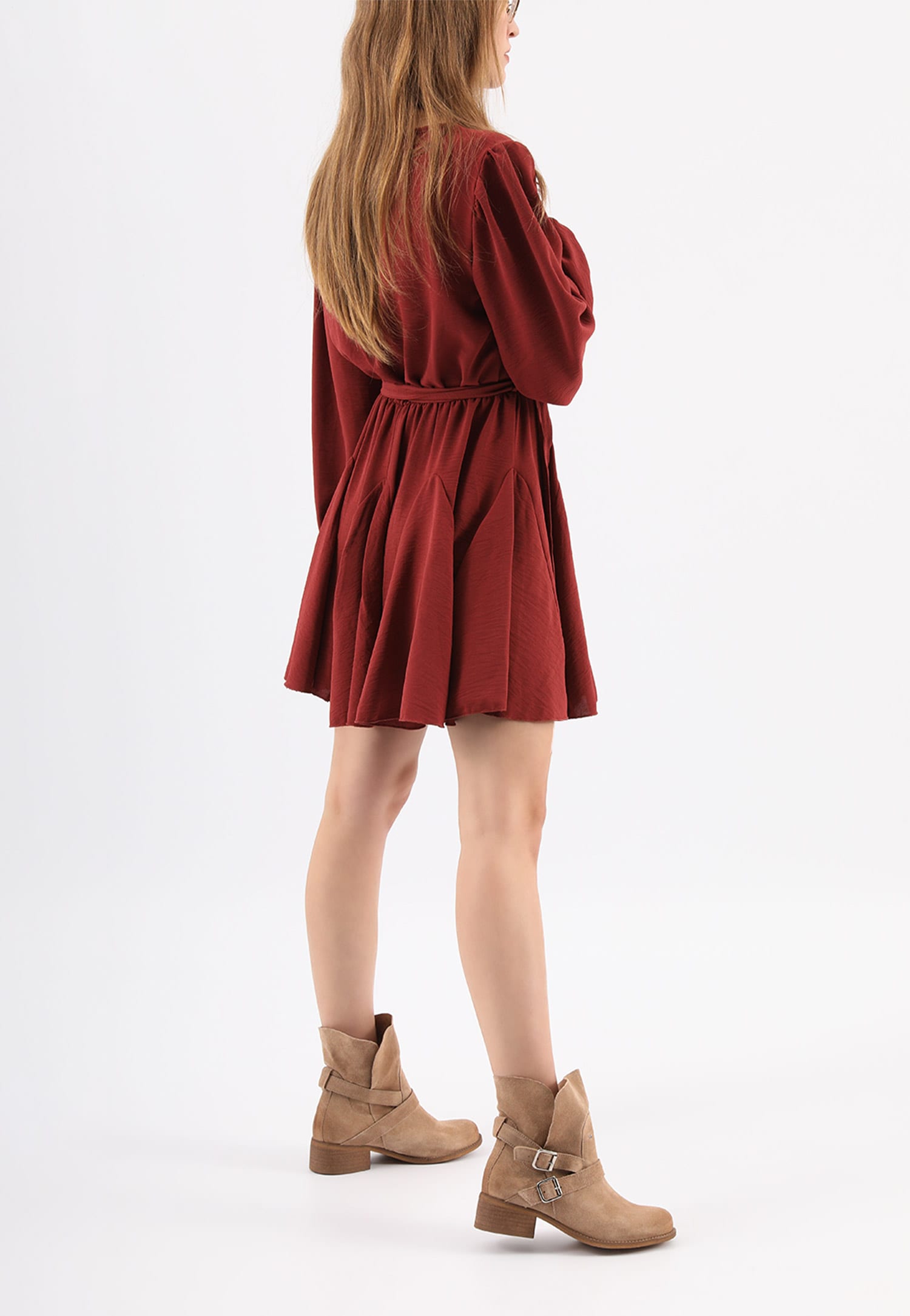 Czarne wsuwane botki damskie