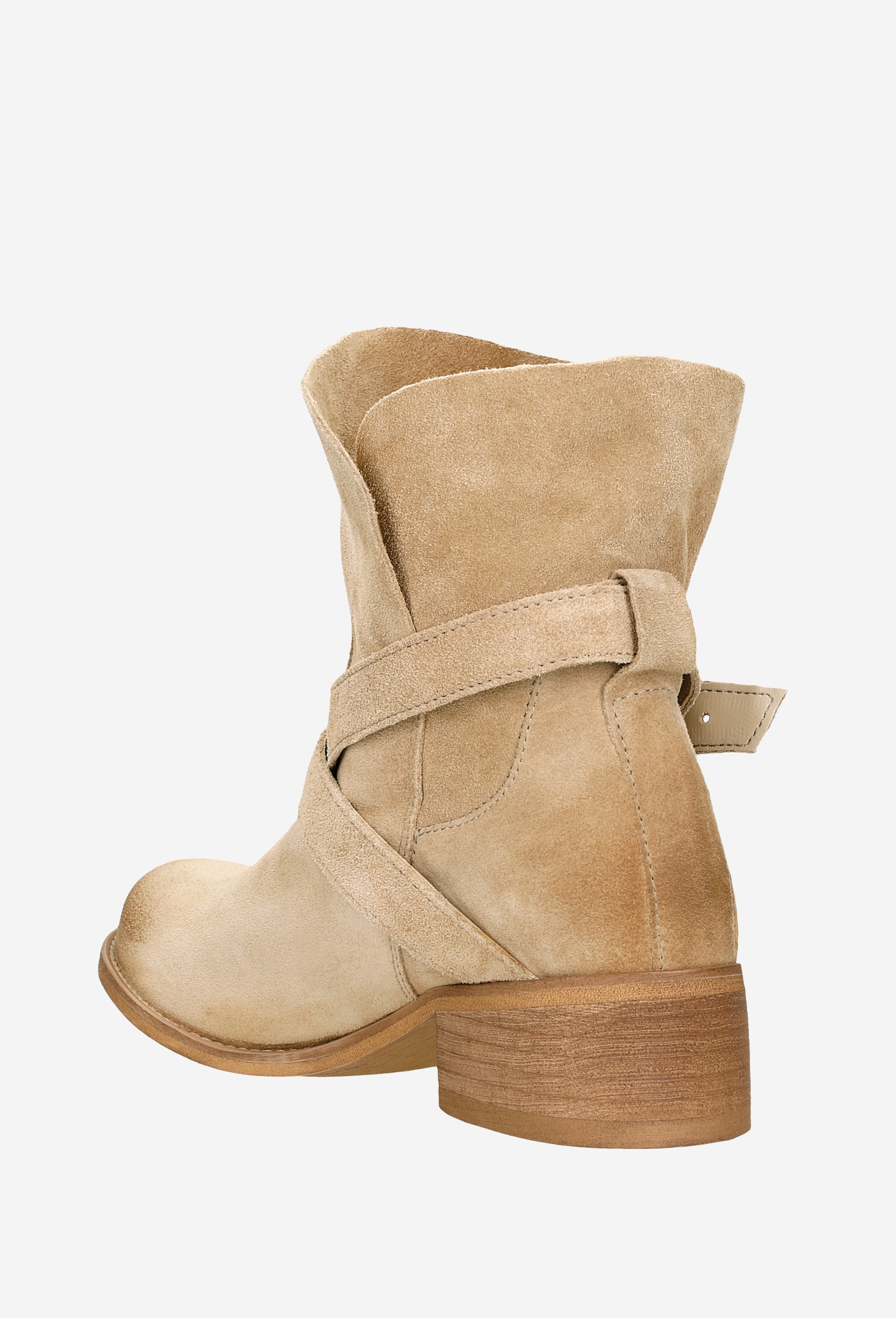 Czarne wsuwane botki damskie