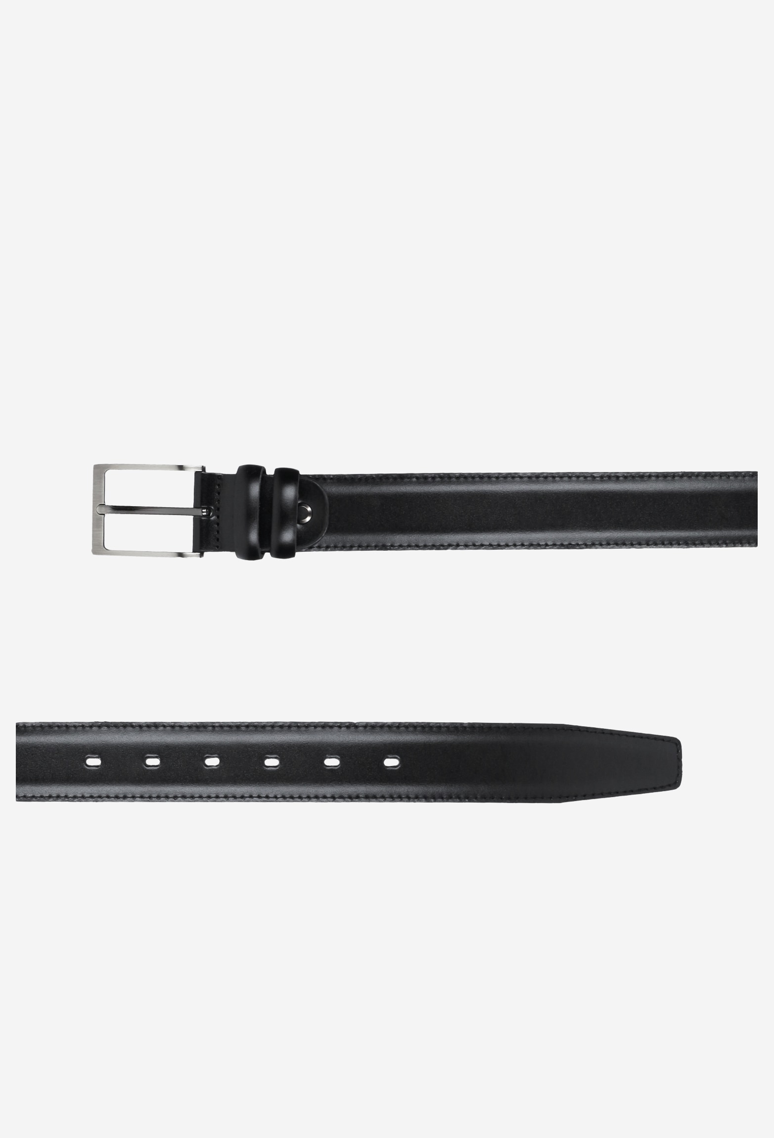 Czarny pasek męski