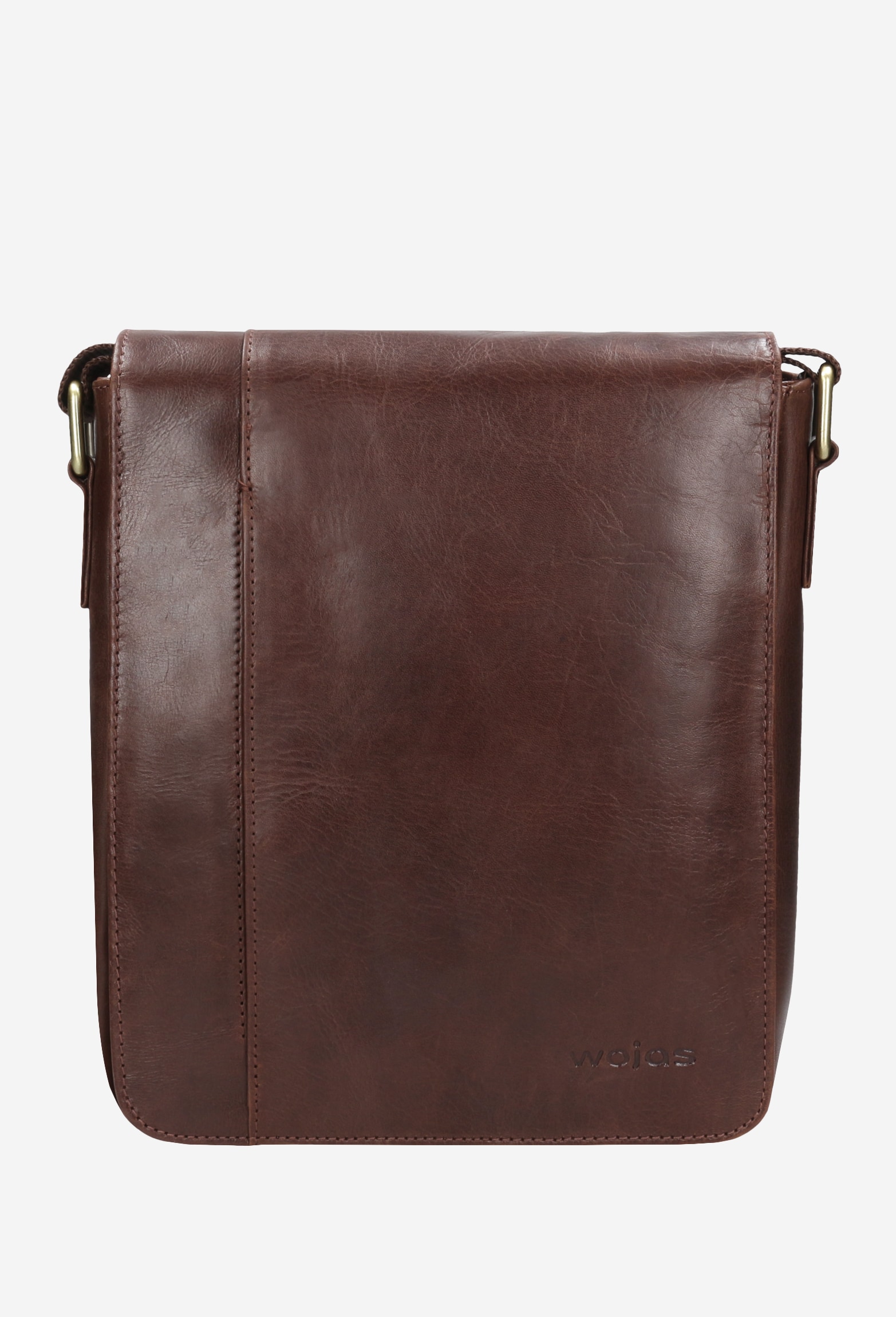 Brązowa torba męska ze skóry licowej