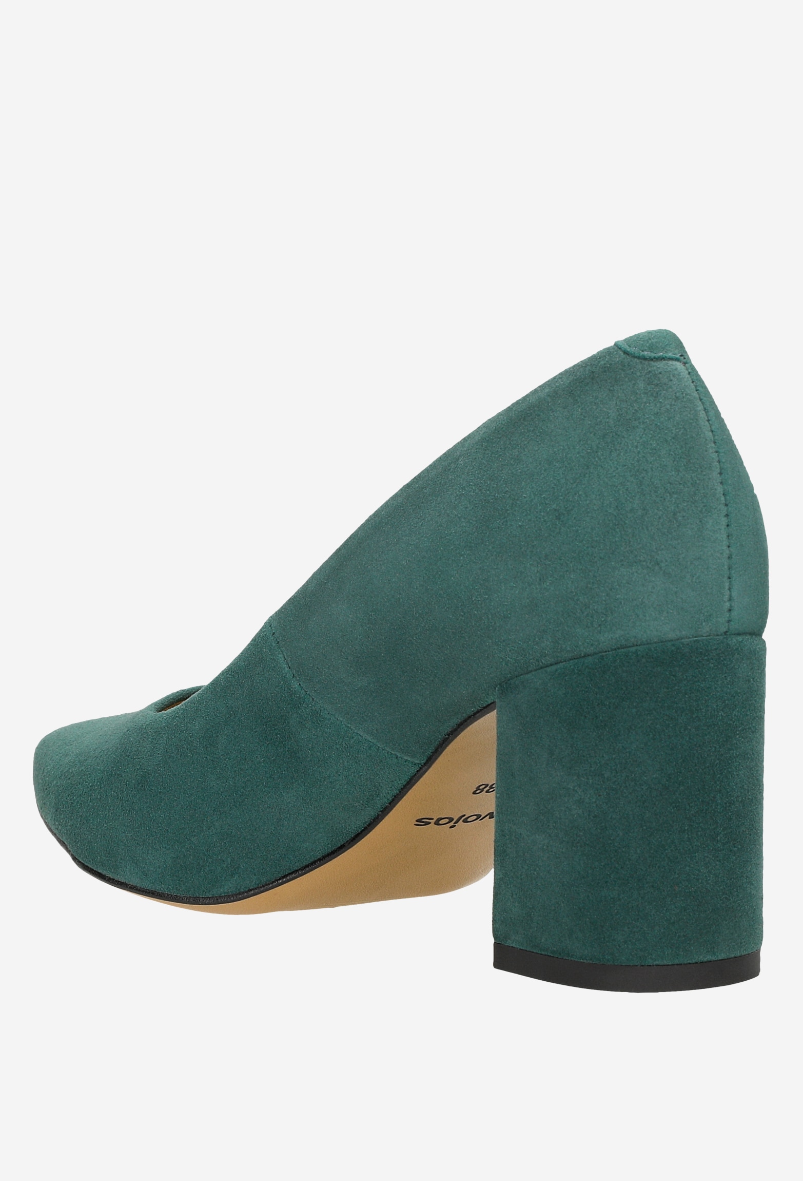 Czarne skórzane czółenka damskie z noskiem w szpic