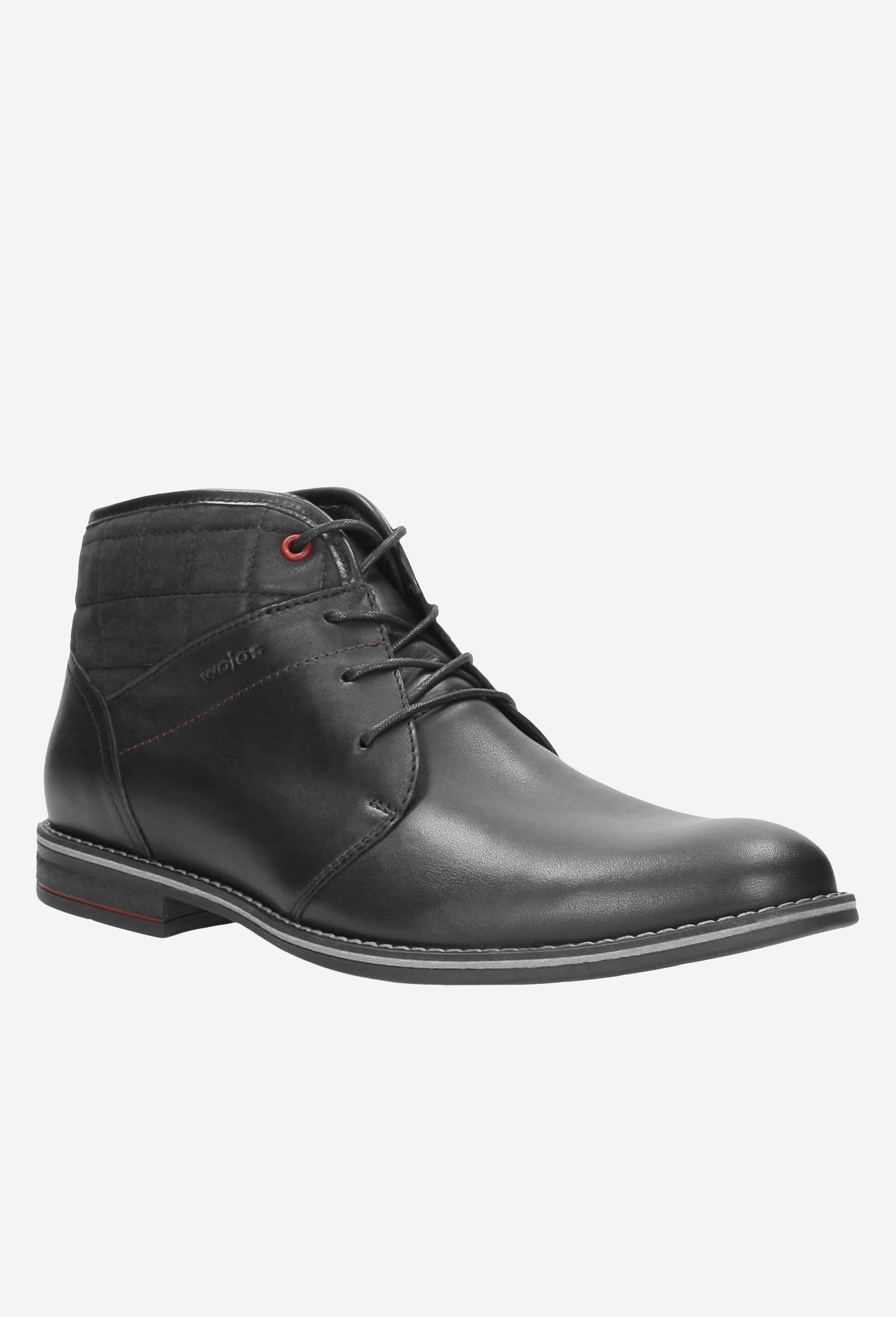 Czarne trzewiki męskie