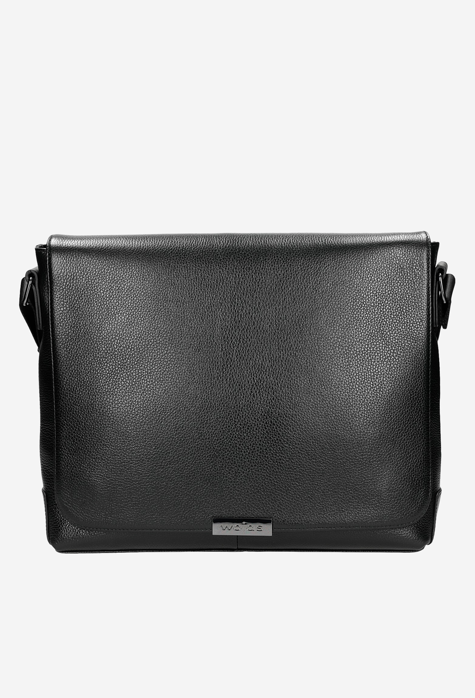 Brązowa skórzana torba męska