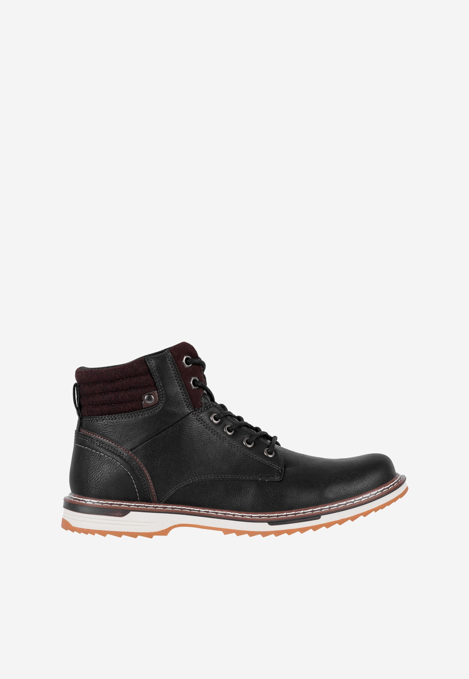 Brązowe trzewiki męskie typu workery