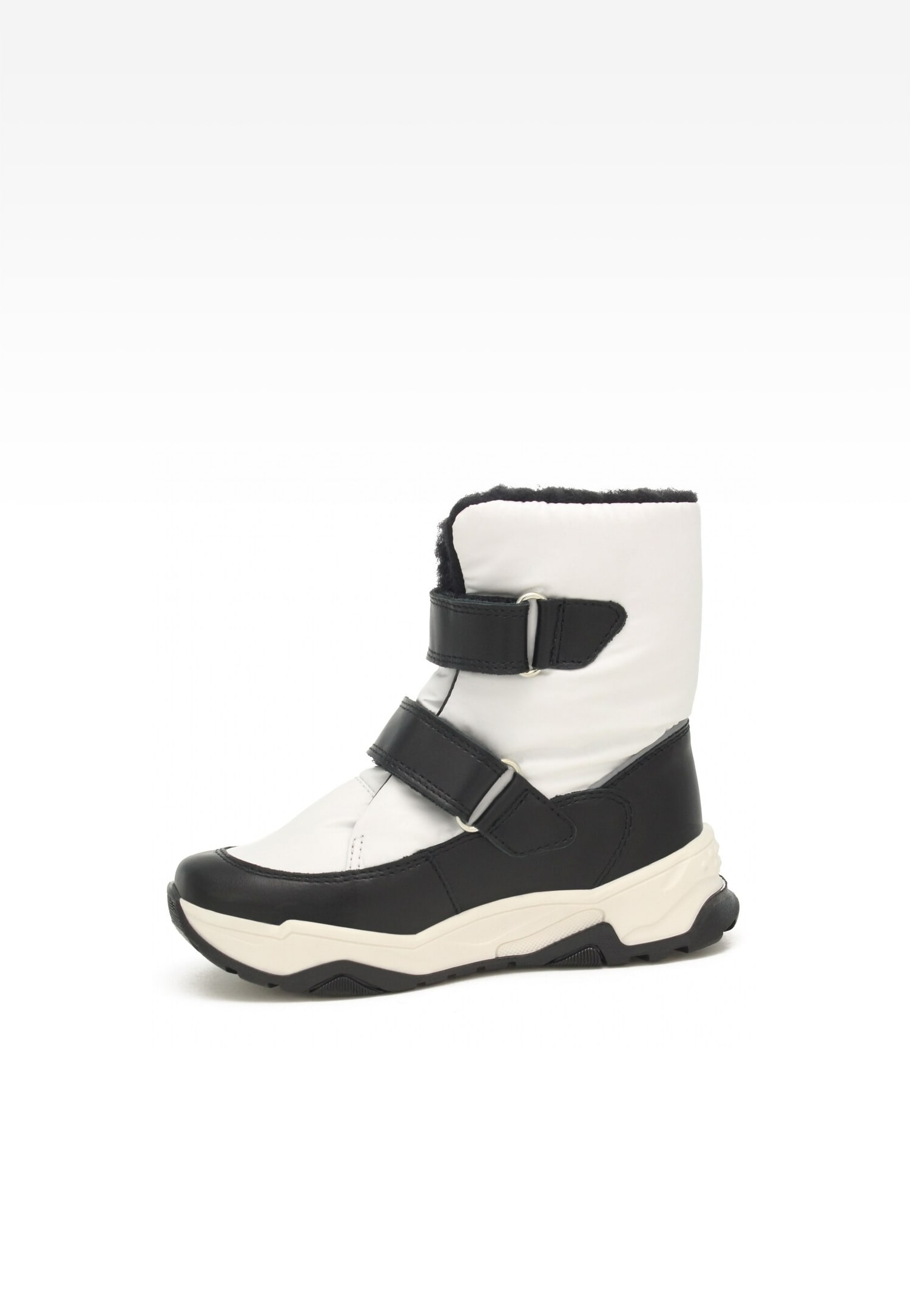 śniegowce BARTEK 14077005, dla dziewcząt, biało-czarny