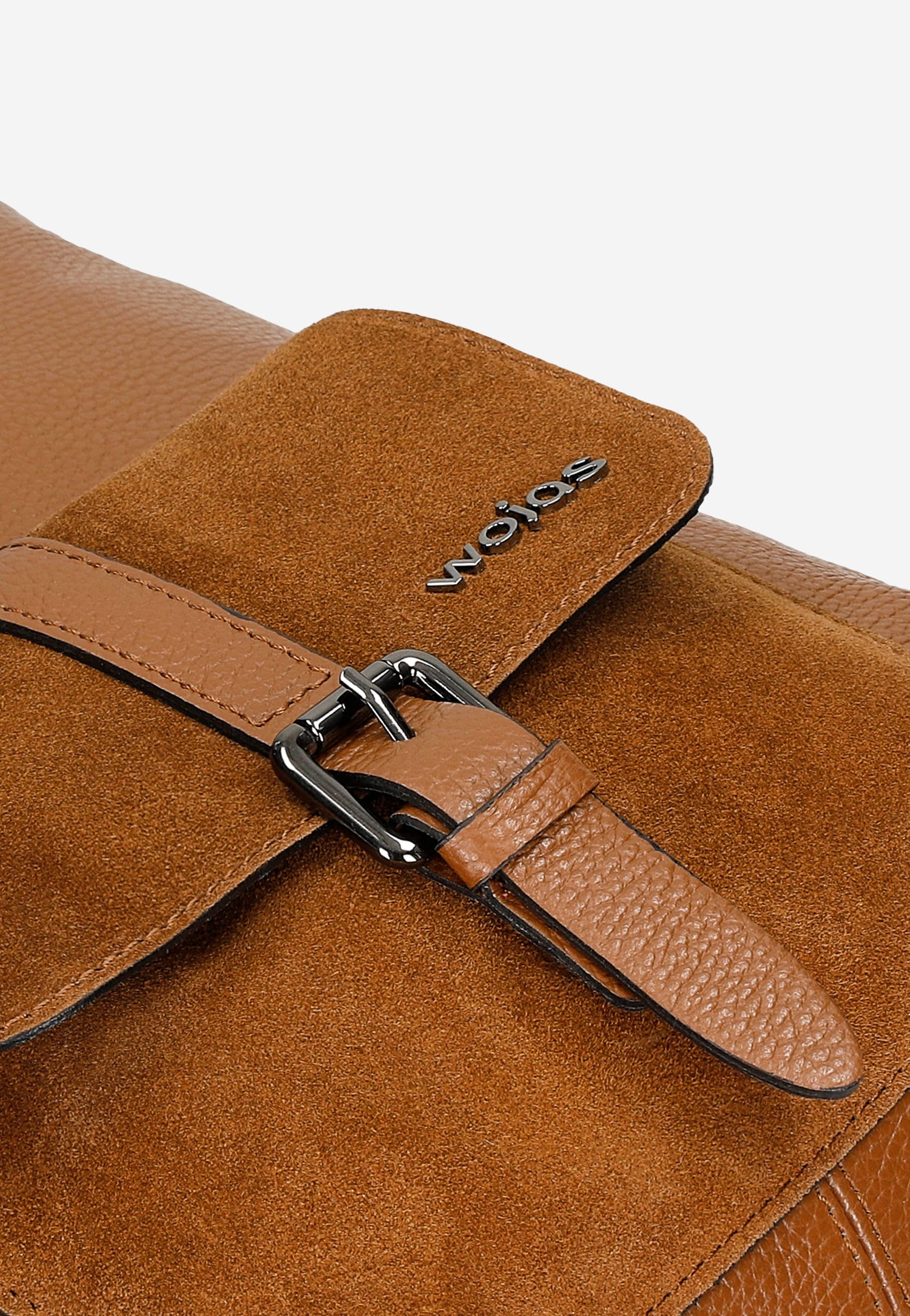 Beżowa skórzana torebka plecak 2w1