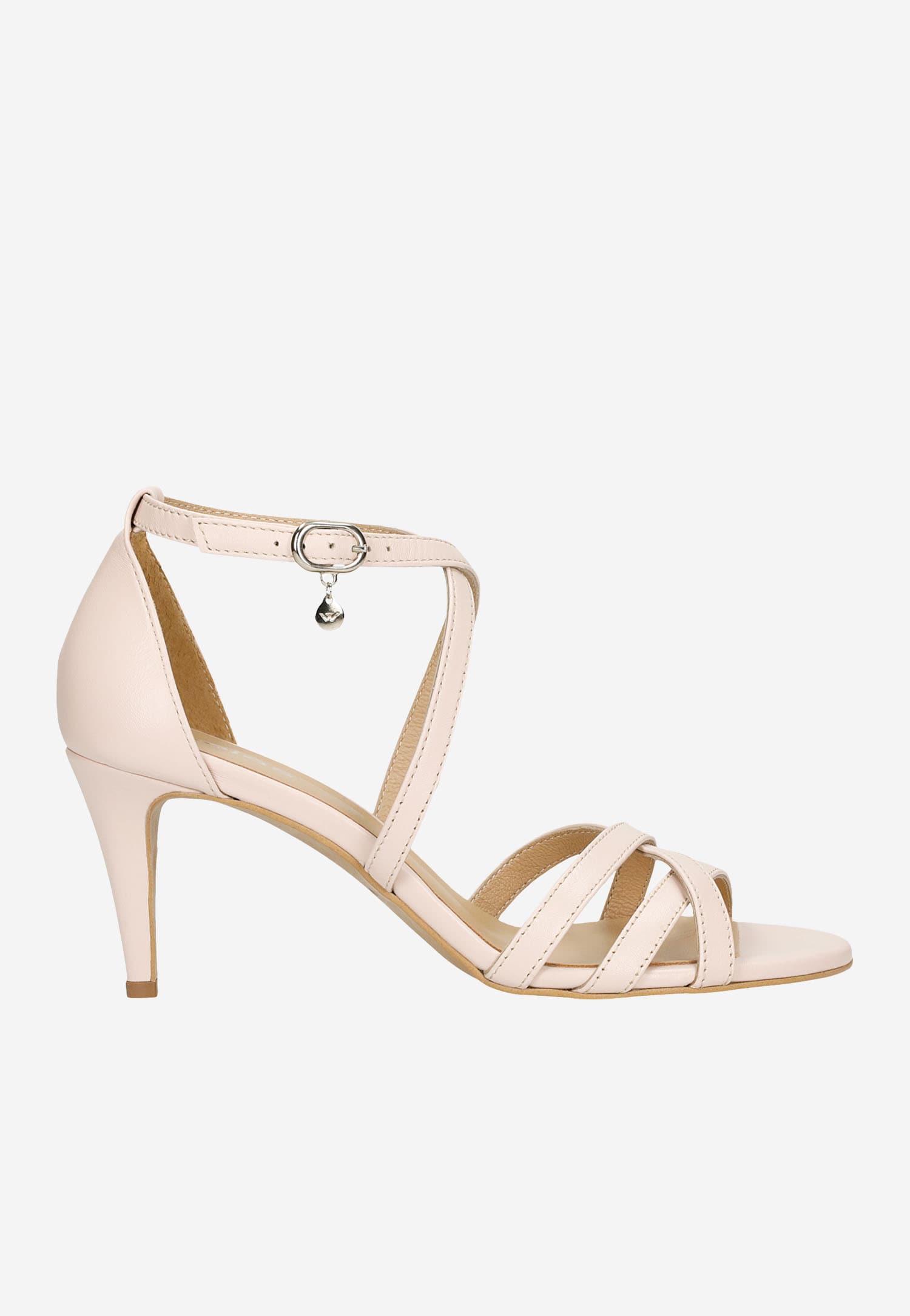 Czarne sandały damskie na szpilce