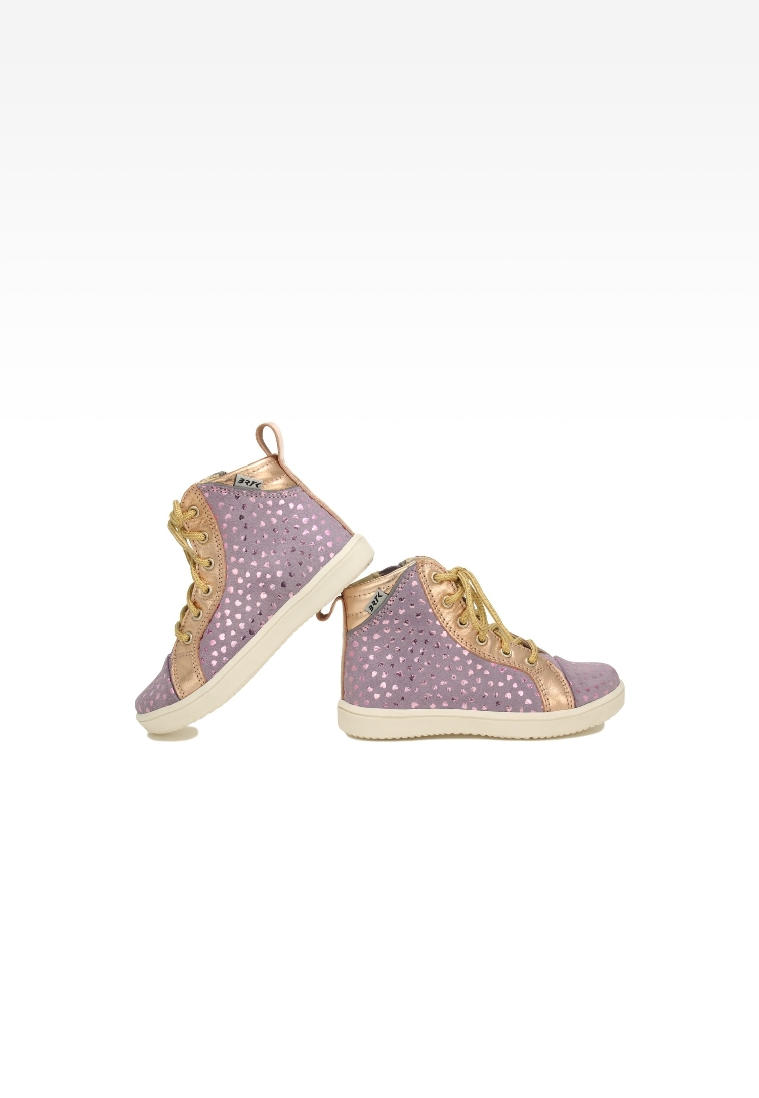 Sneakers BARTEK 14359-028, dla dziewcząt, różowo-złoty