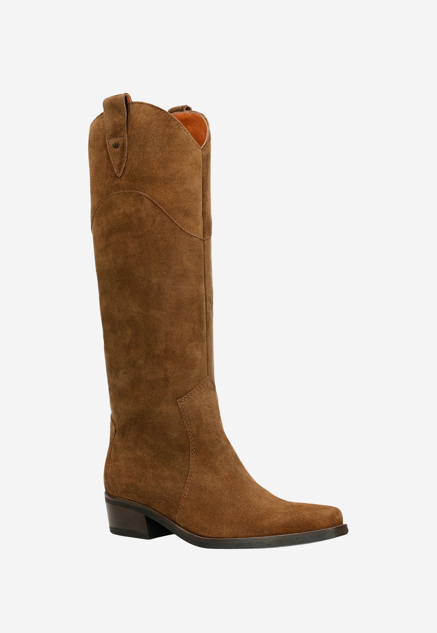 Czarne skórzane kowbojki damskie na jesień