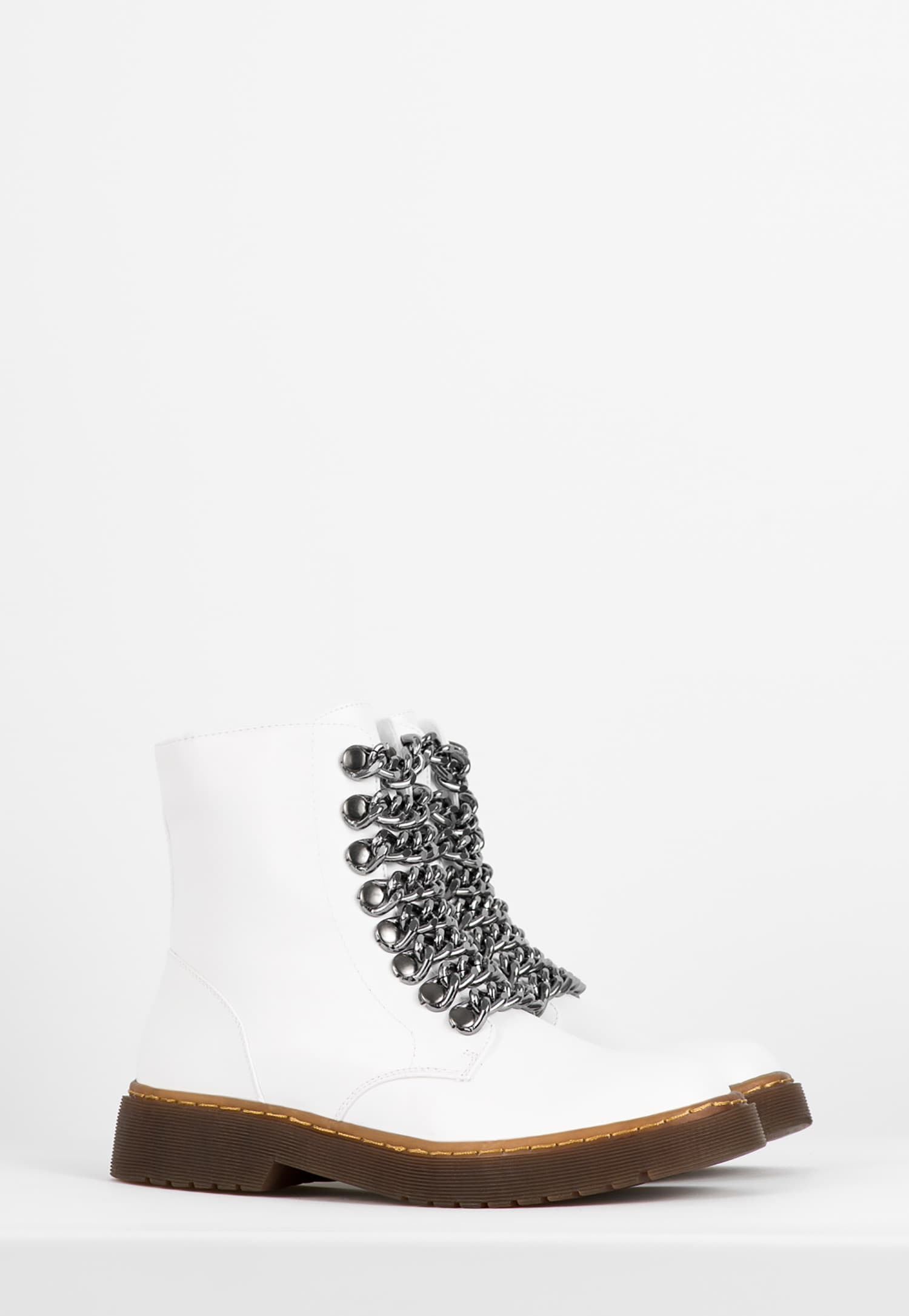 WJS oryginalne białe trzewiki damskie