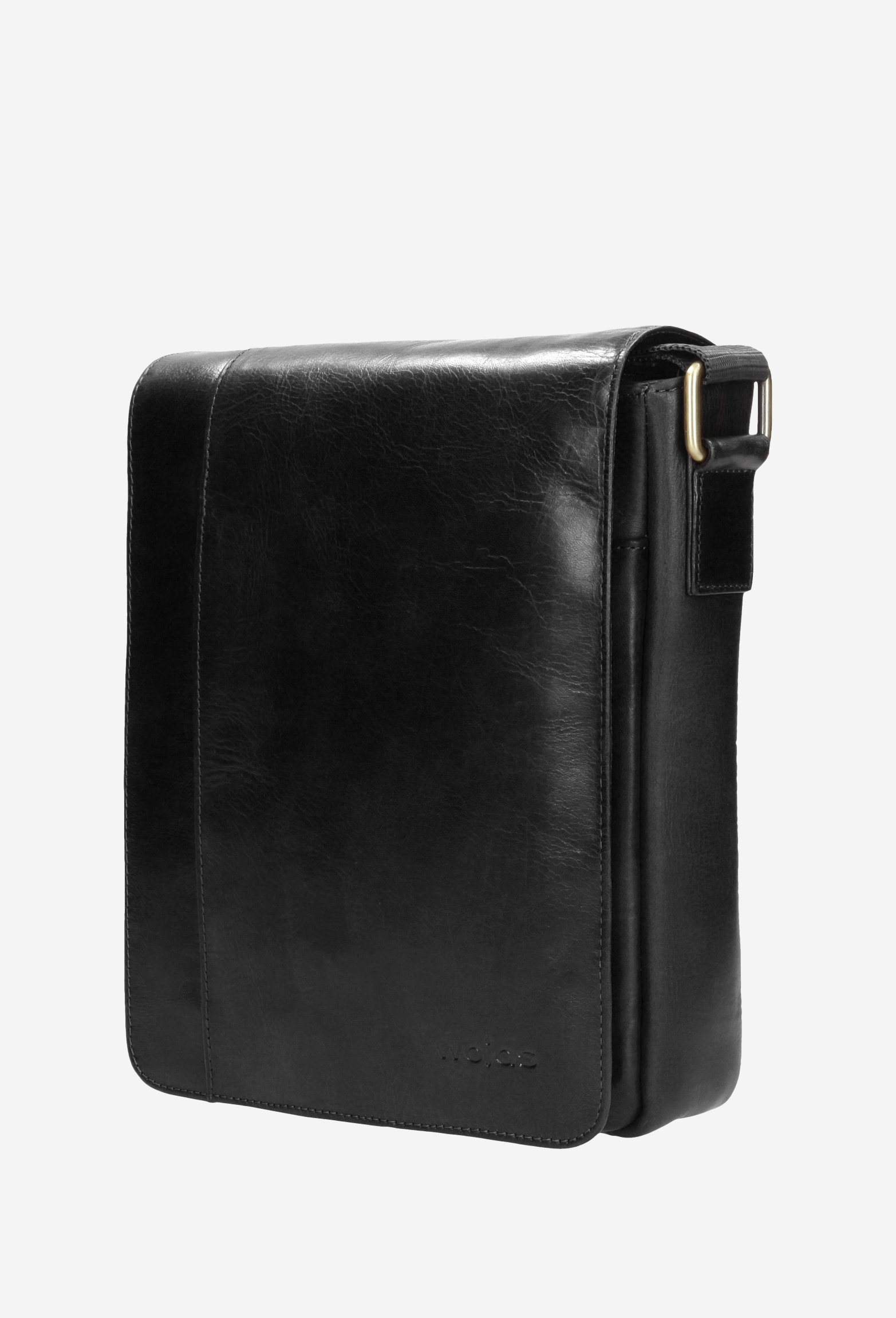 Brązowa torba męska ze skóry licowej