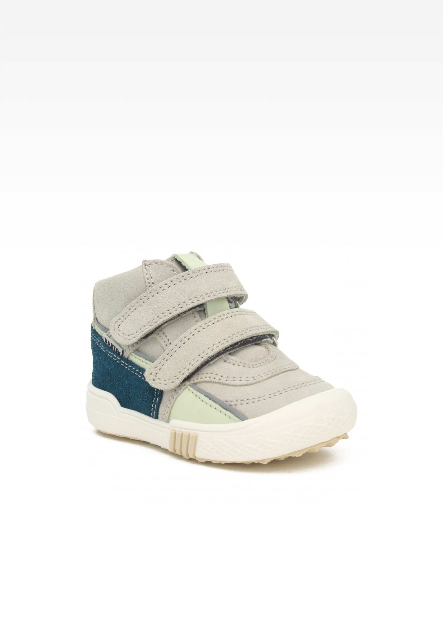 Sneakers BARTEK 91756-026, dla chłopców, szaro-zielony