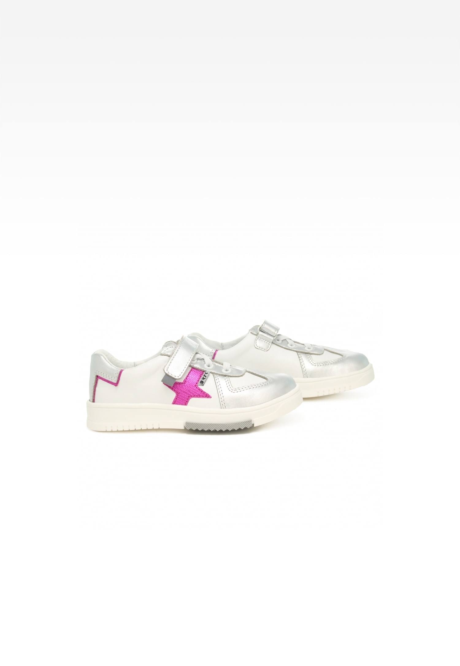 Półbuty BARTEK 18326009, dla dziewcząt, srebrno-biały