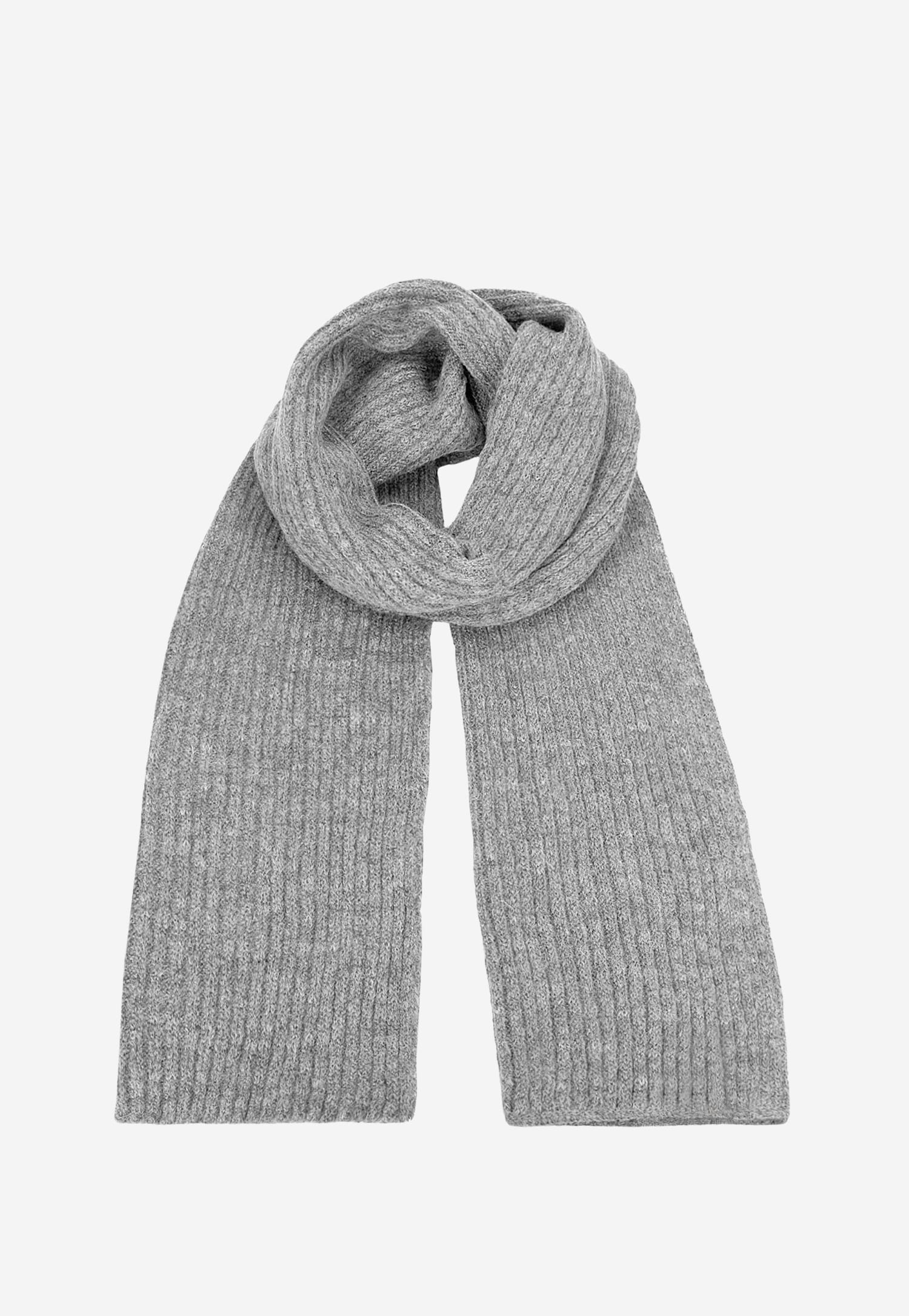 Komplet na zimę czapka + szalik w kolorze brązowym