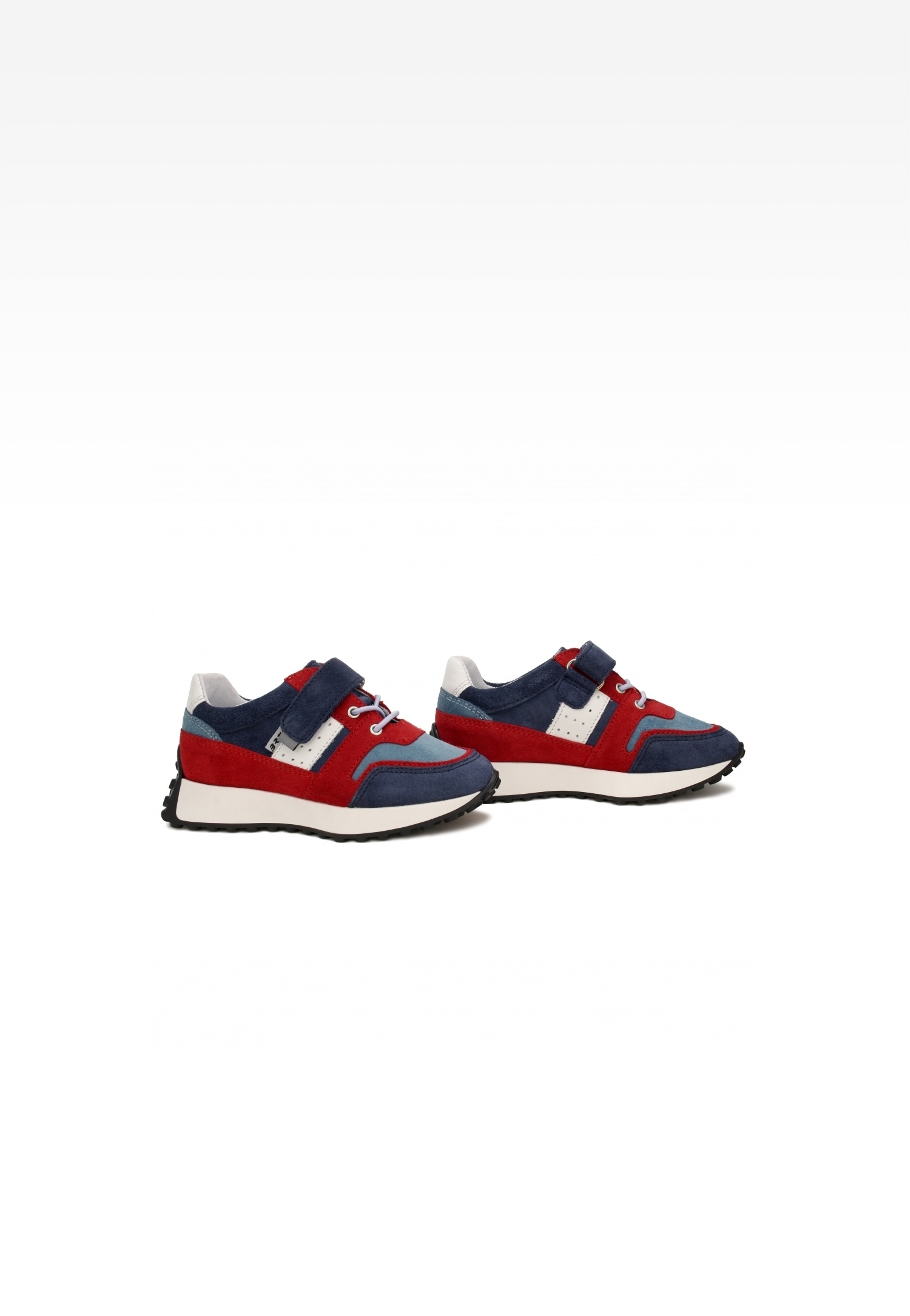 Półbuty BARTEK 15613003, dla chłopców, czerwono-granatowy