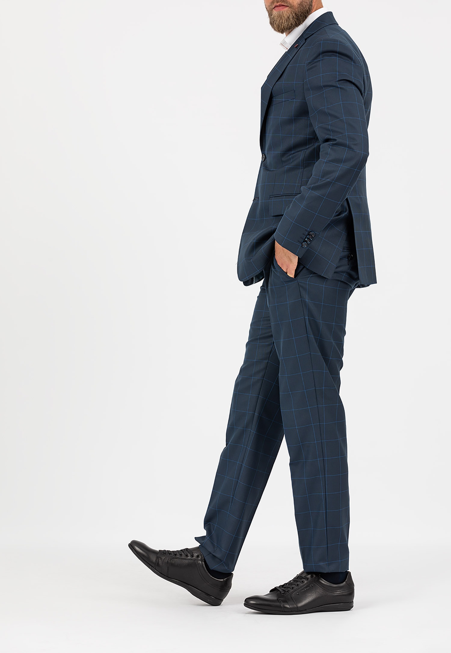 Brązowe półbuty męskie