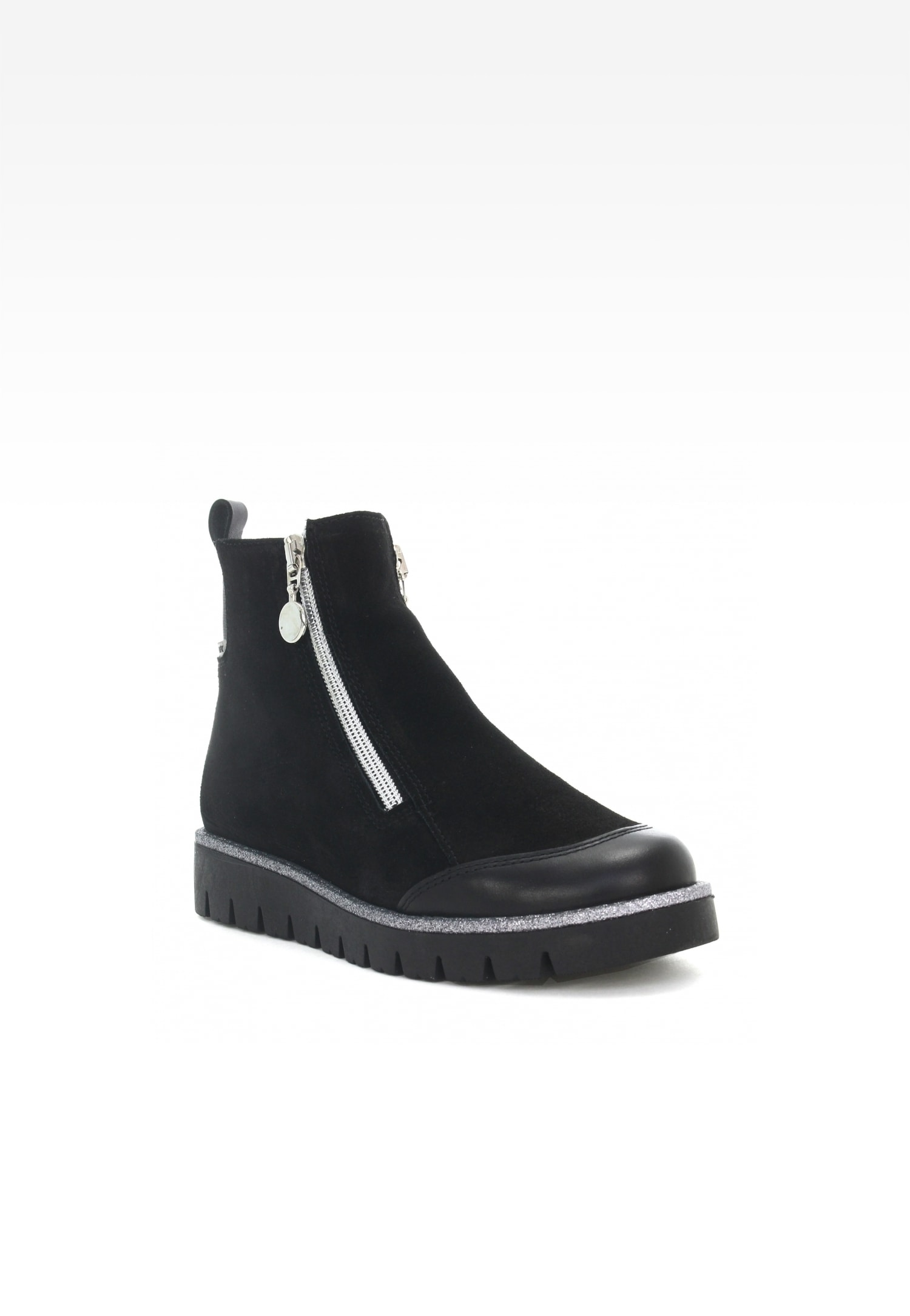 Botki ocieplane BARTEK T-64443P/SZ/J11, dla dziewcząt, czarny