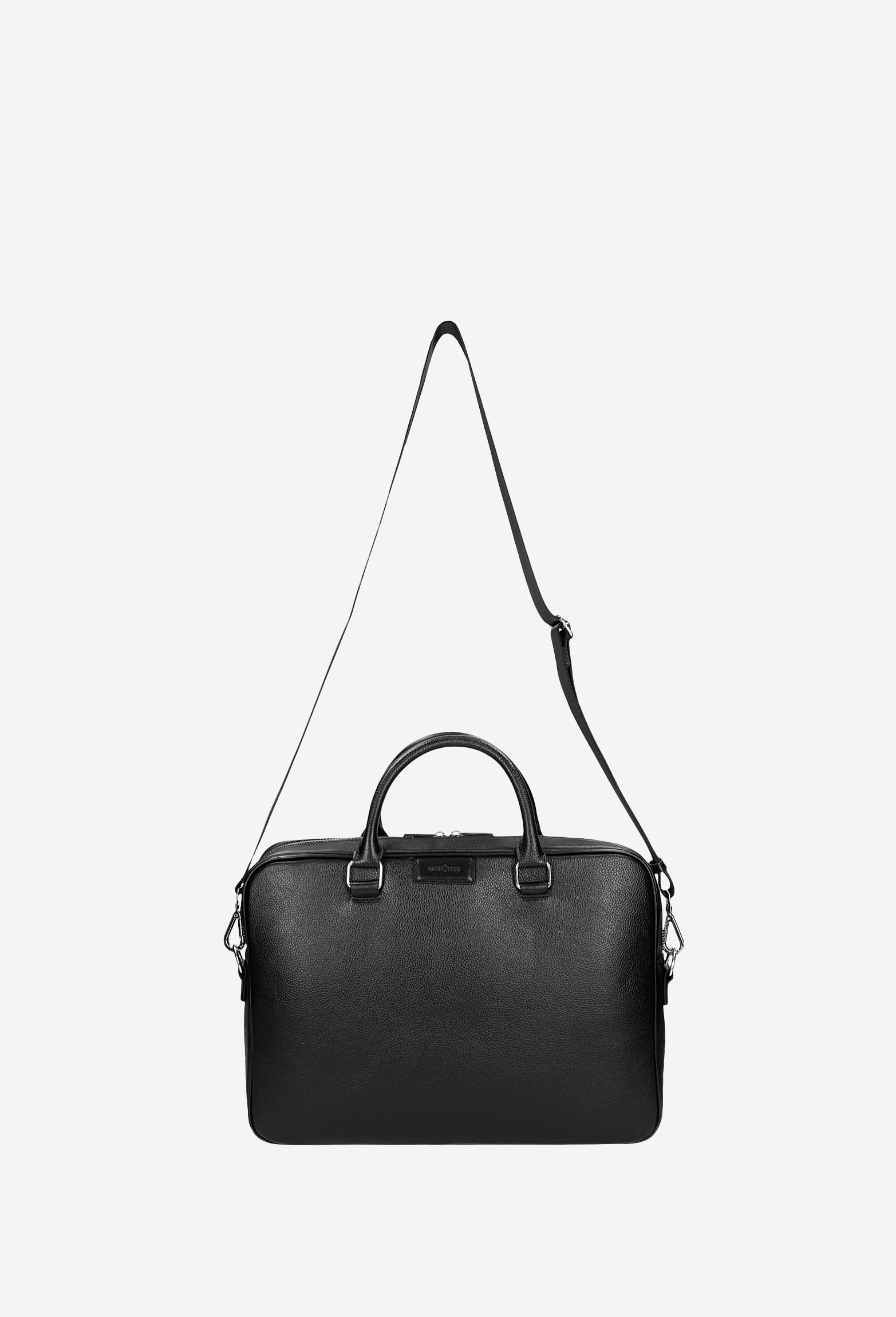 Duża elegancka skórzana torba męska