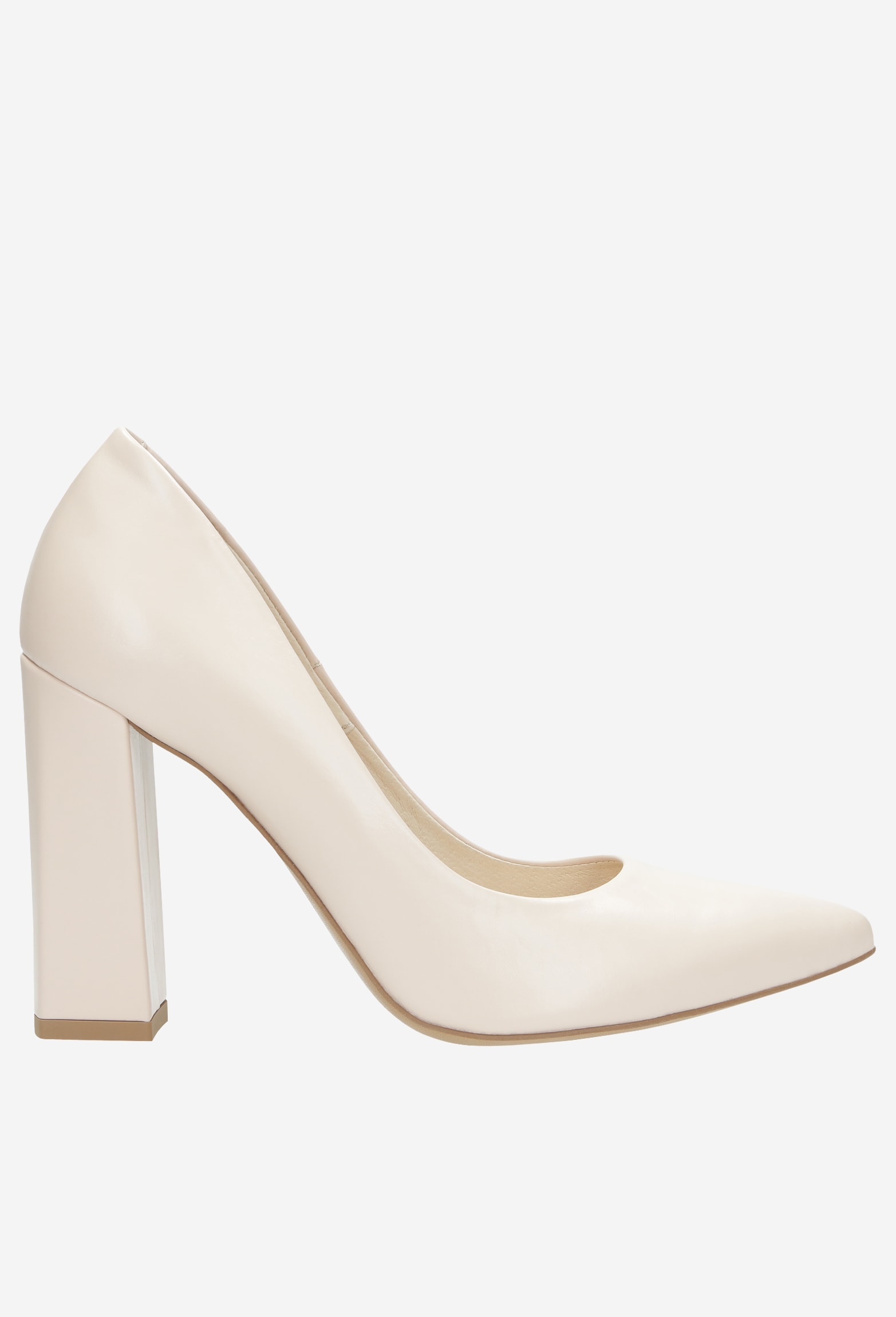 Beżowe czółenka damskie