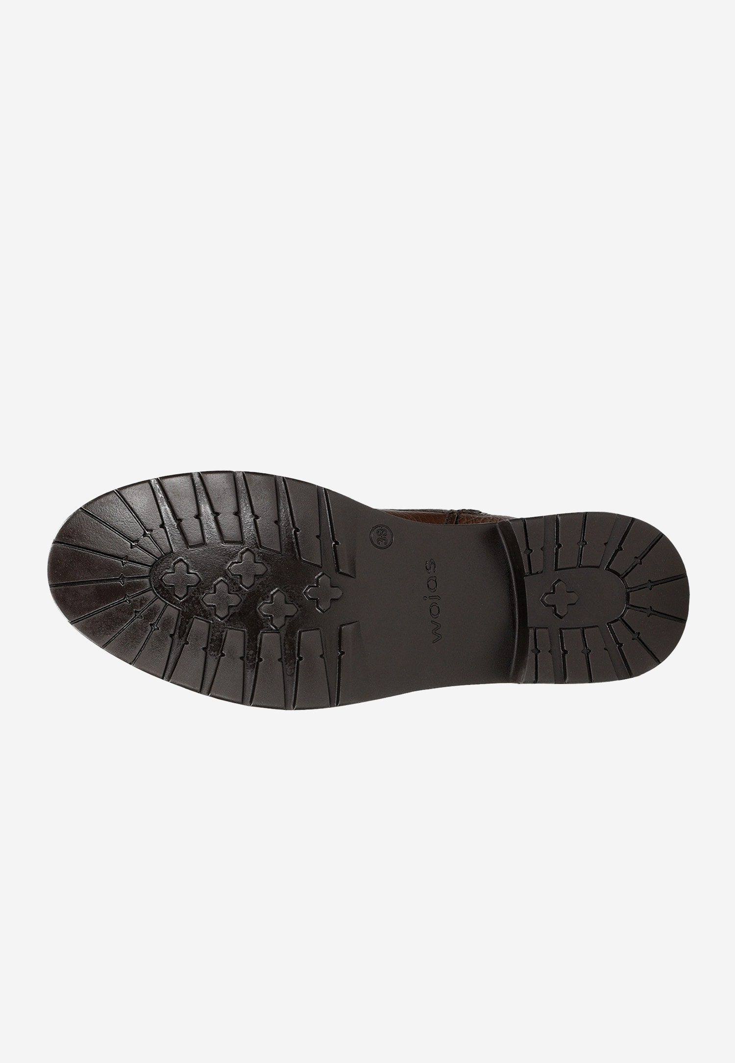 Brązowe bikery damskie ocieplane naturalną wełną