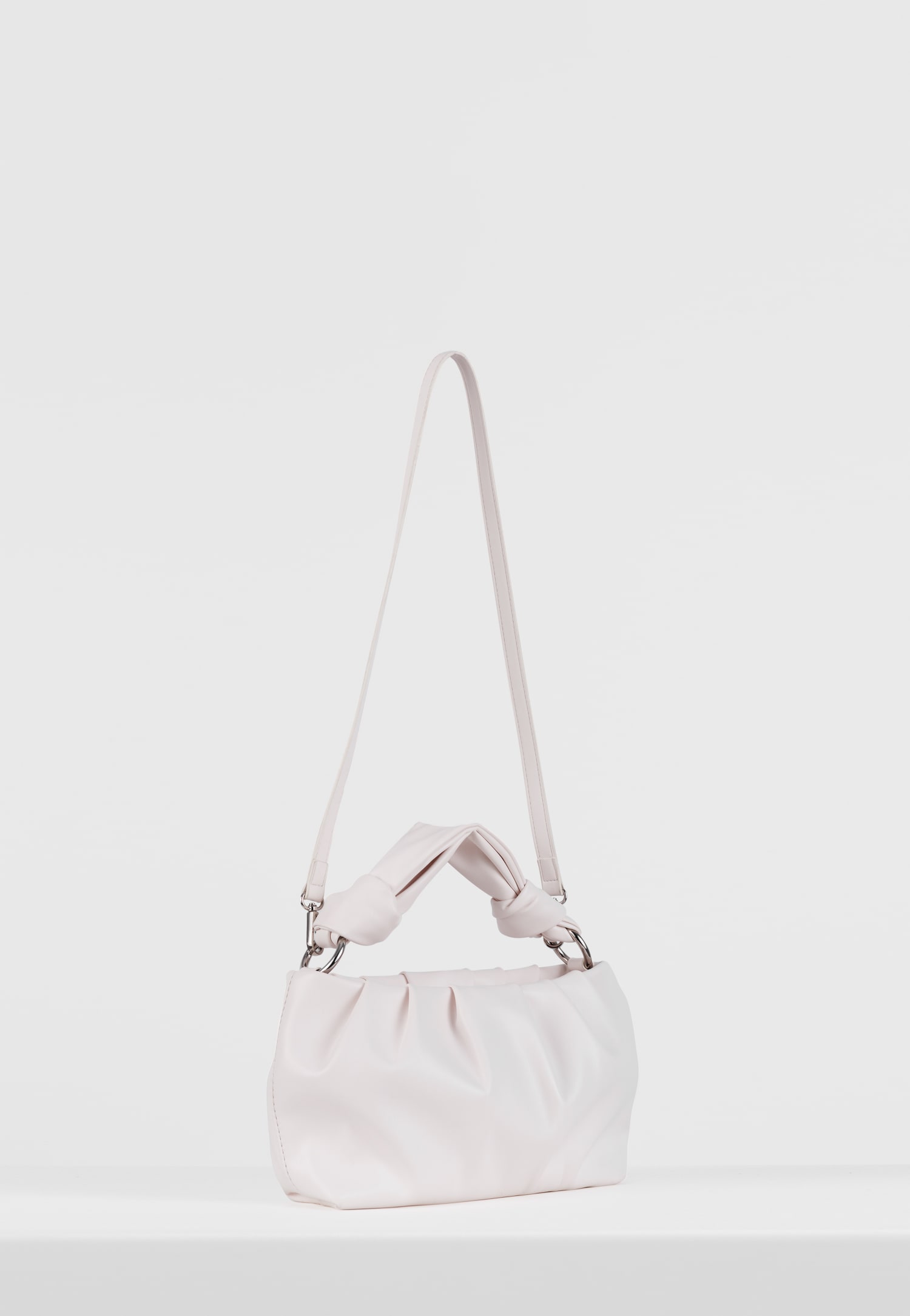 WJS jasnobeżowa torebka damska na krótkim pasku