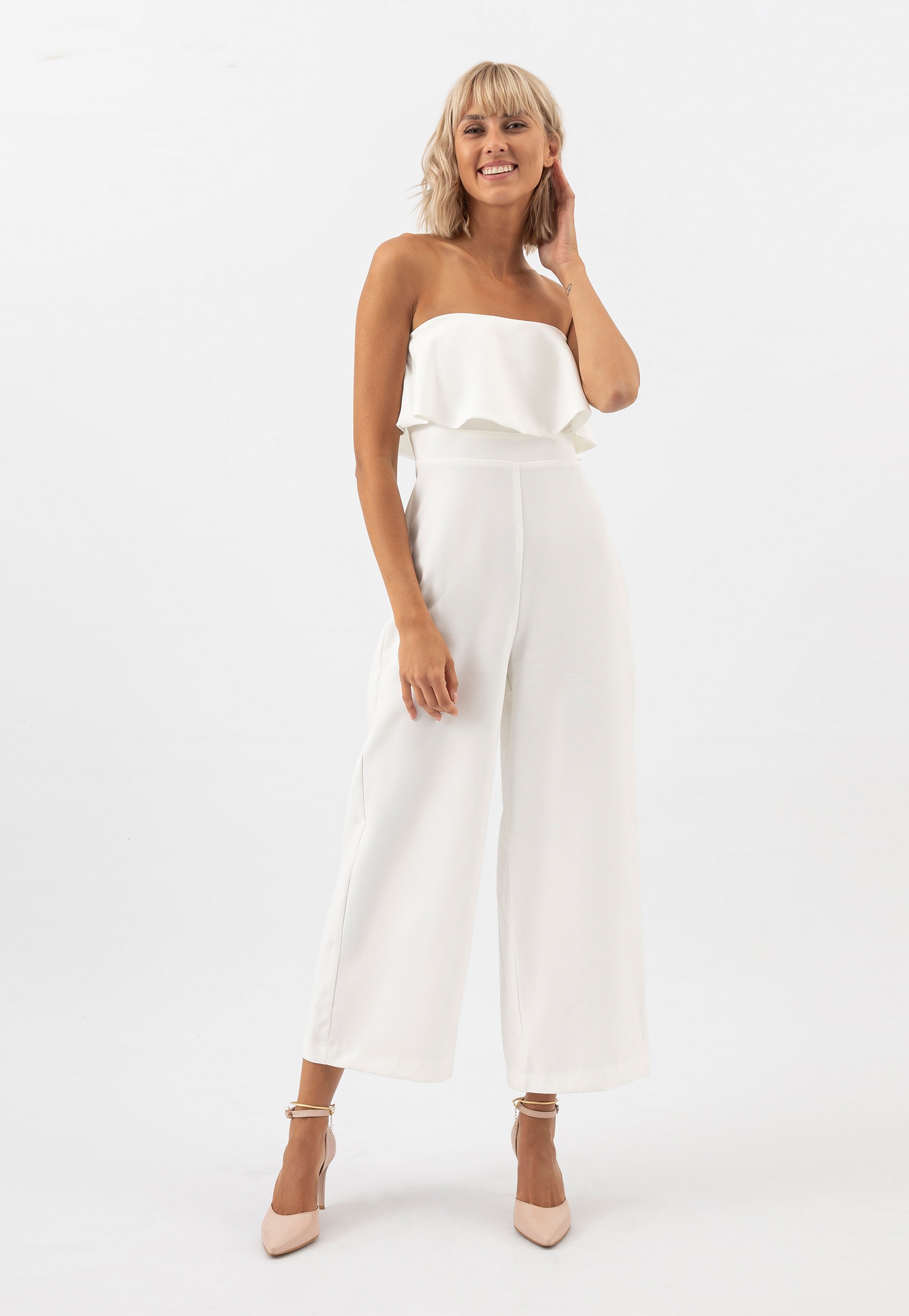 Czarne szpilki damskie z zapięciem wokół kostki