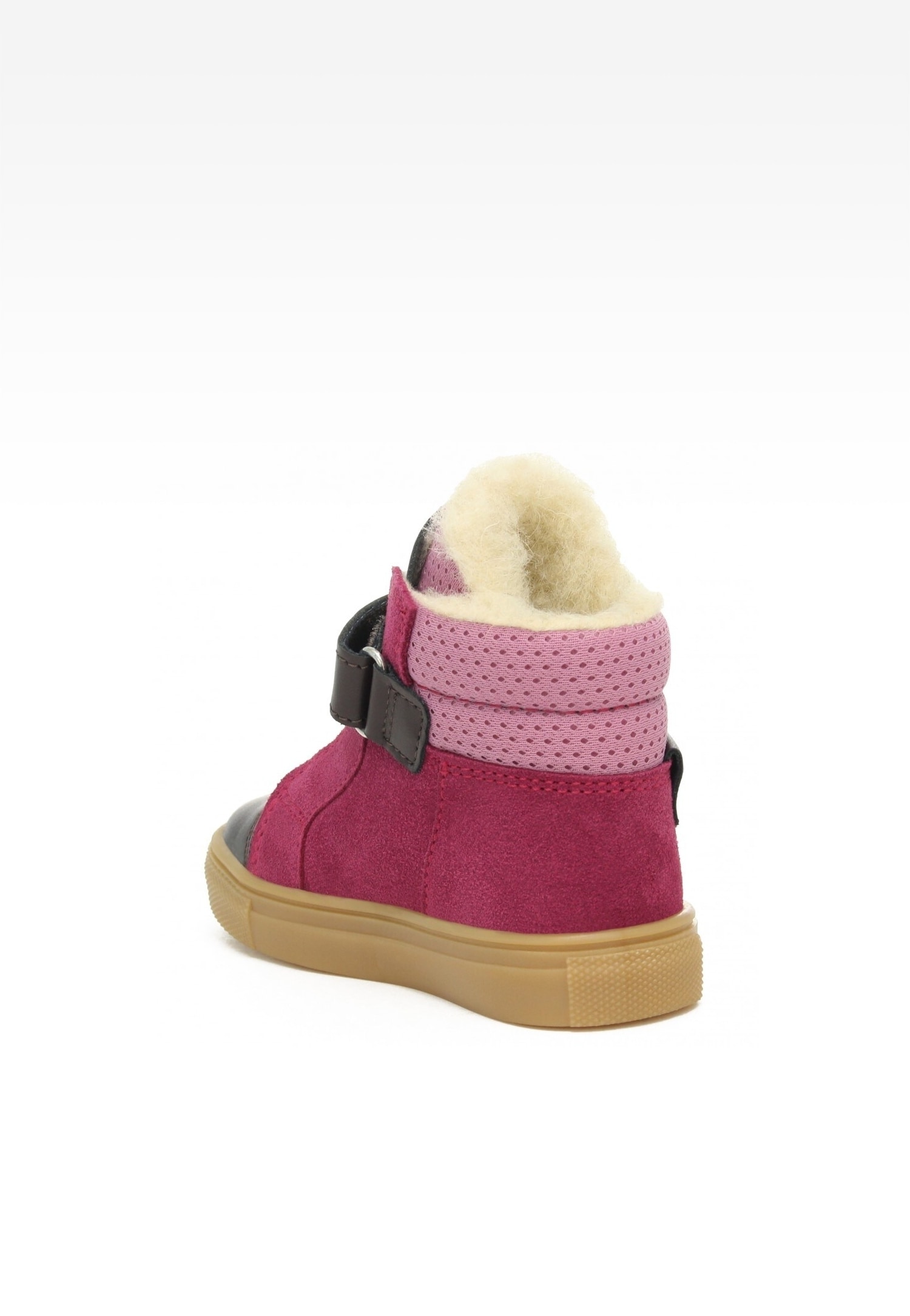 Trzewiki ocieplane BARTEK 11578003, dla dziewcząt, różowo-brazowy