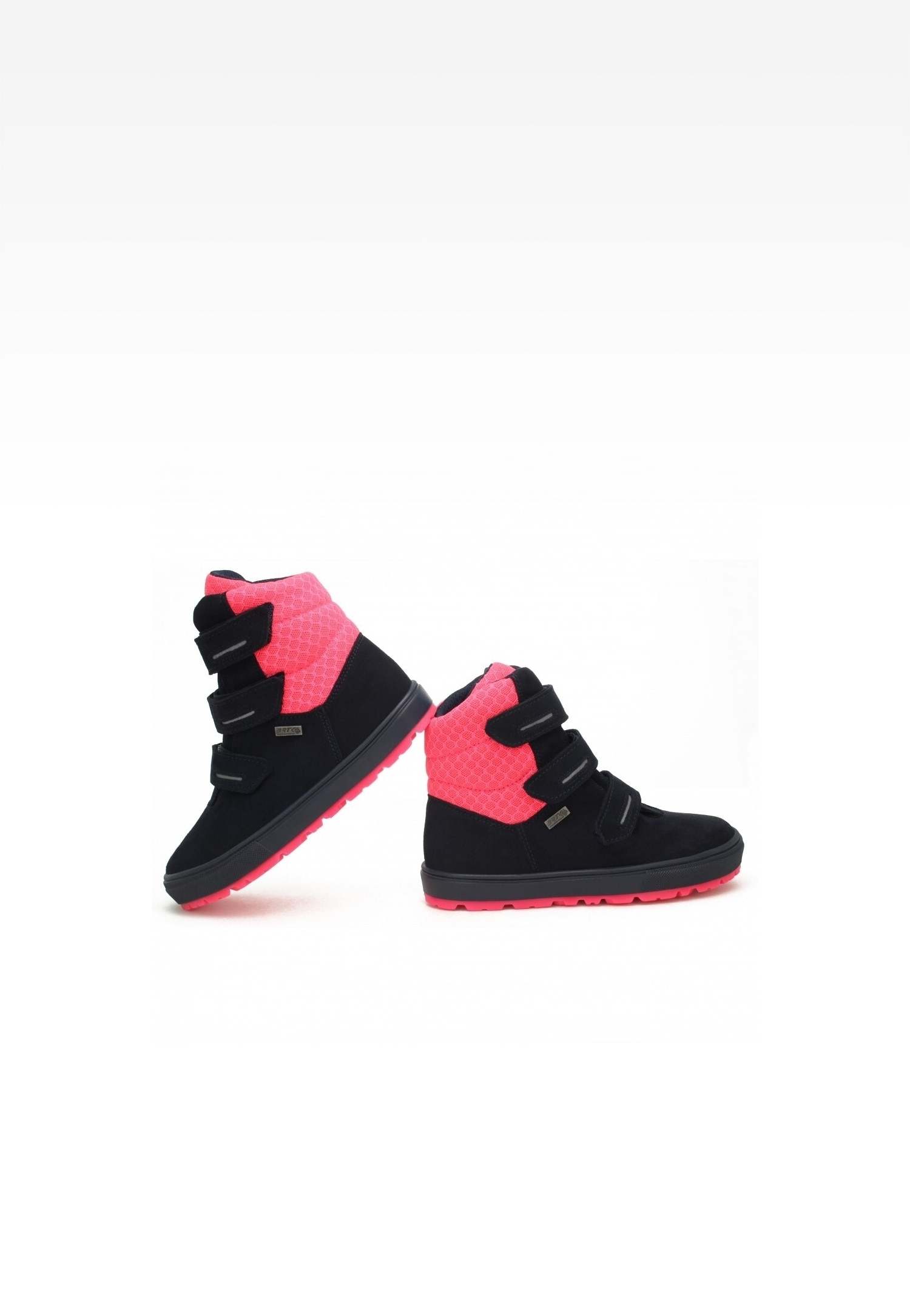 Trzewiki ocieplane BARTEK 14319007, dla dziewcząt, granatowo-różowy