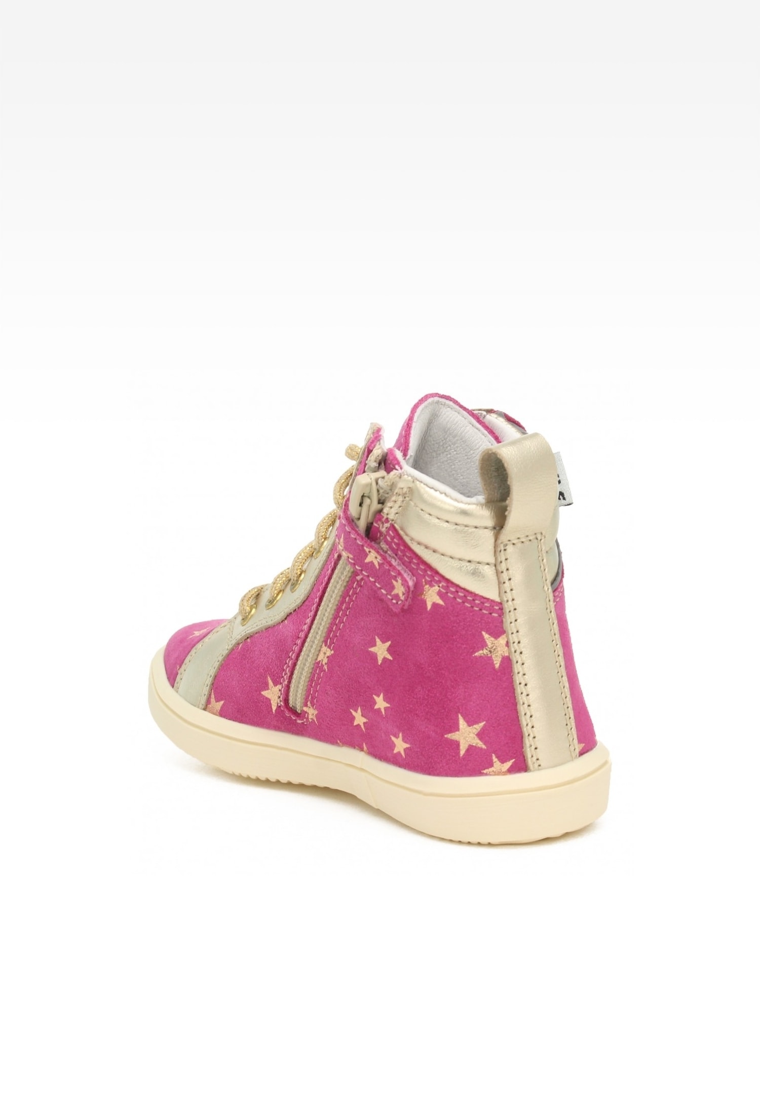 Sneakers BARTEK 17359-027, dla dziewcząt, ciemno różowy