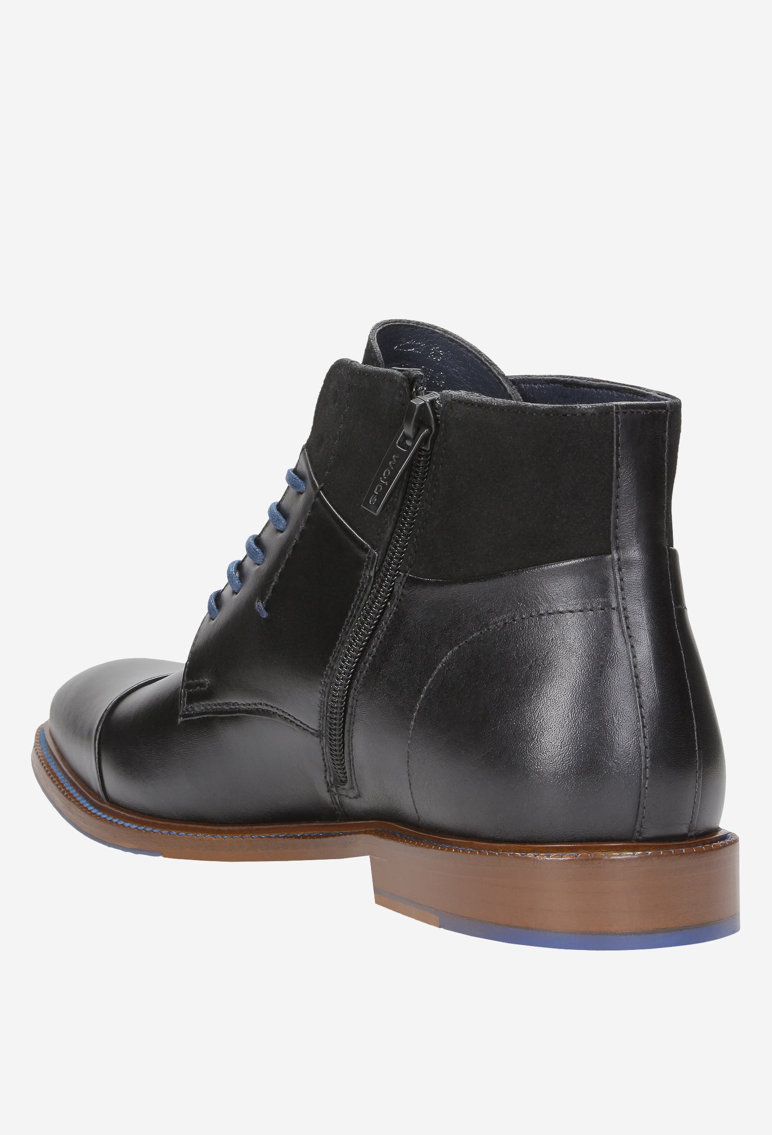 Brązowe trzewiki męskie