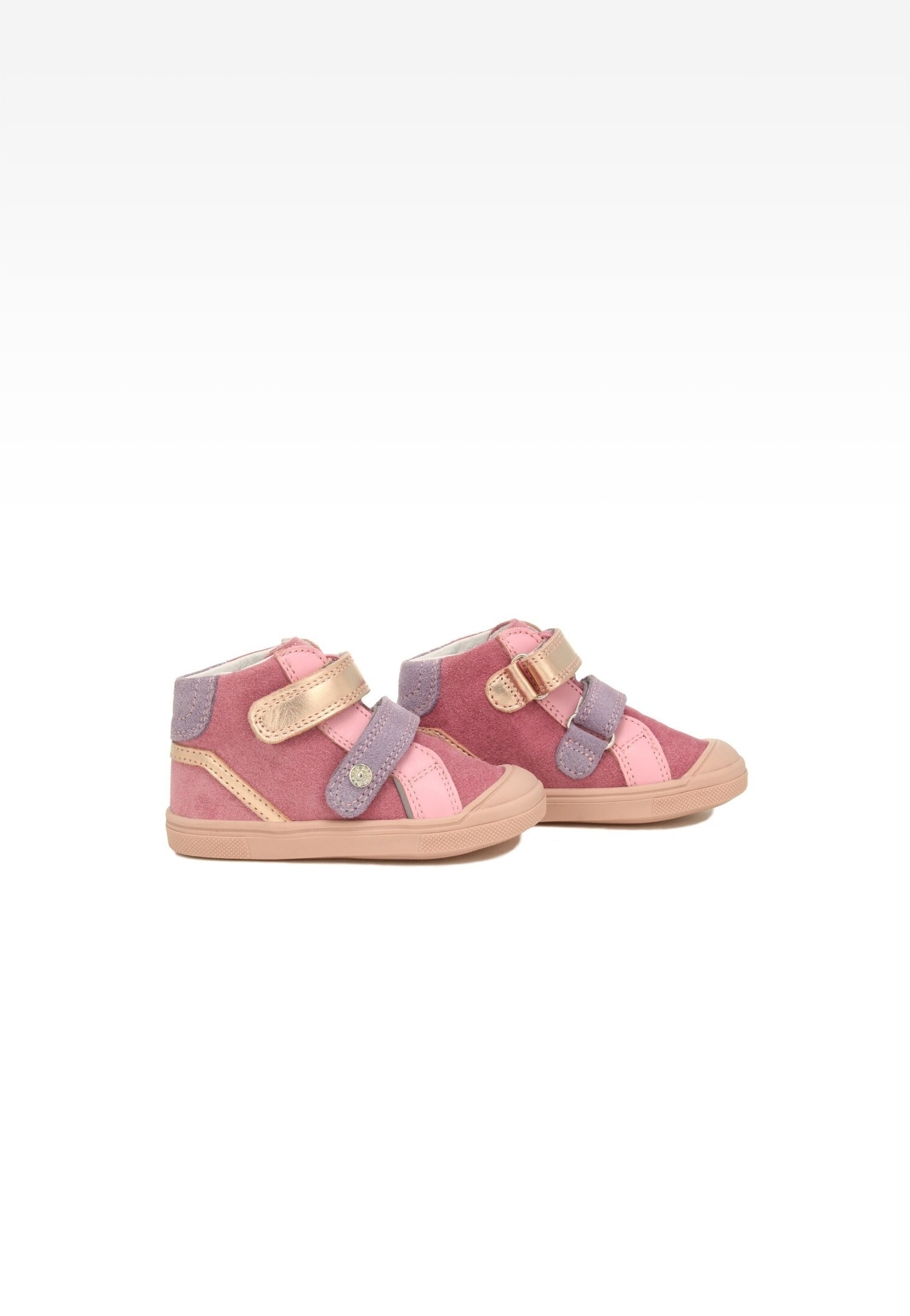 Trzewiki BARTEK 11596011, dla dziewcząt, różowo-złoty