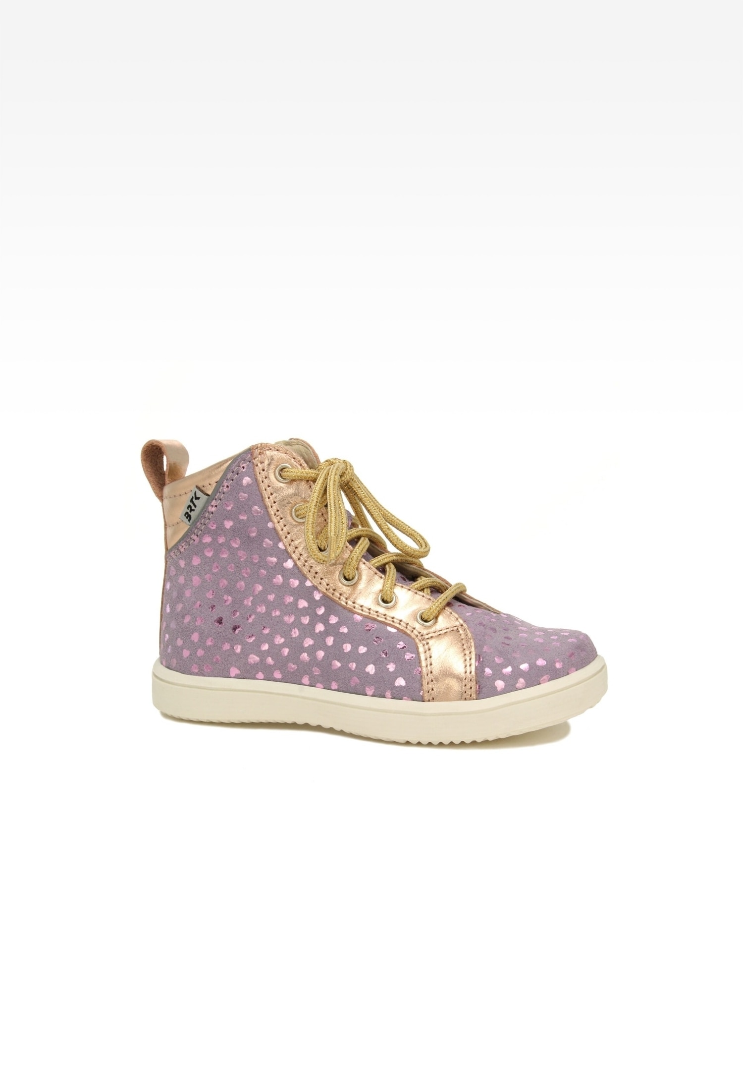 Sneakers BARTEK 14359-028, dla dziewcząt, różowo-złoty