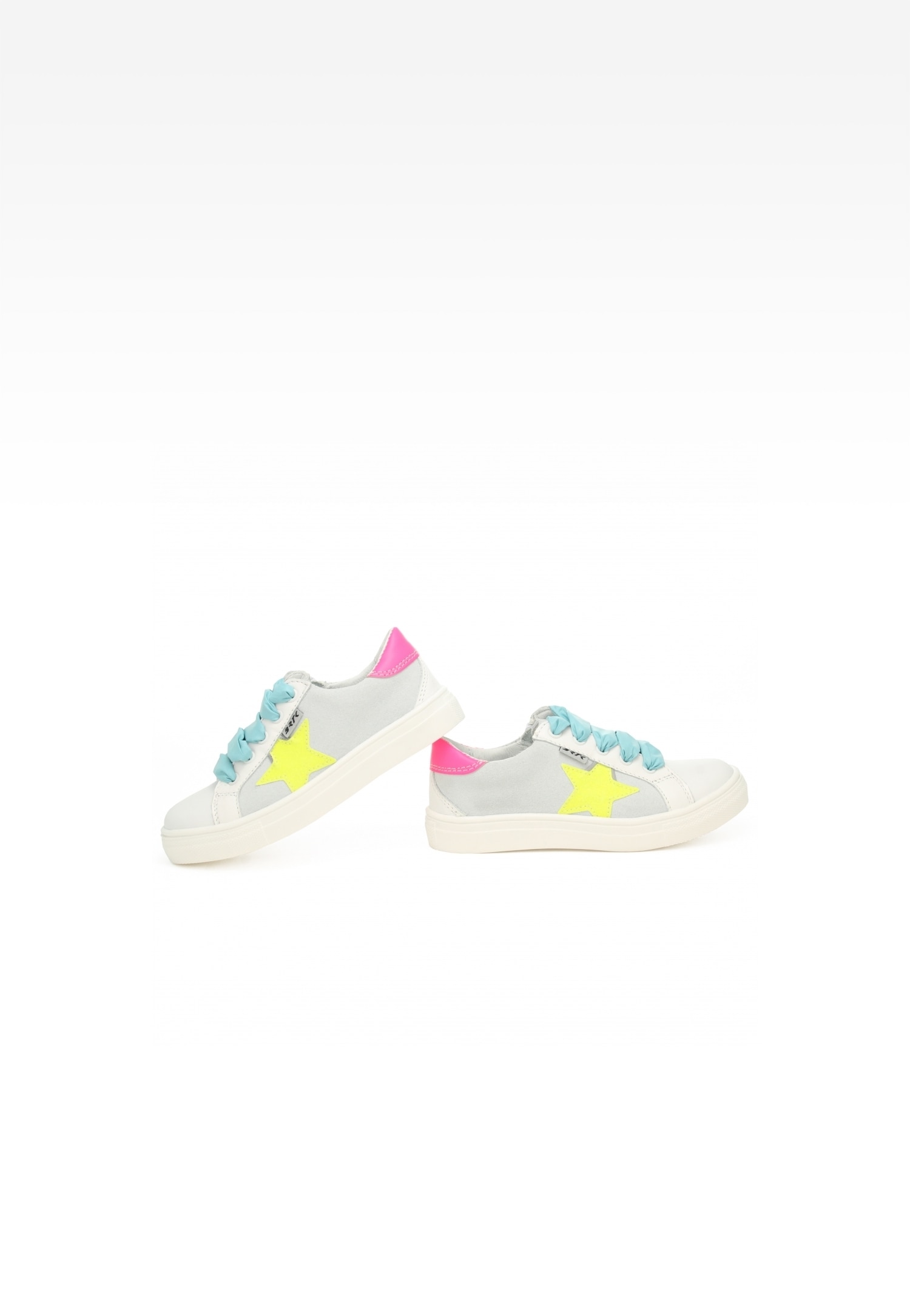 Półbuty BARTEK 18318003, dla dziewcząt, niebiesko-biały