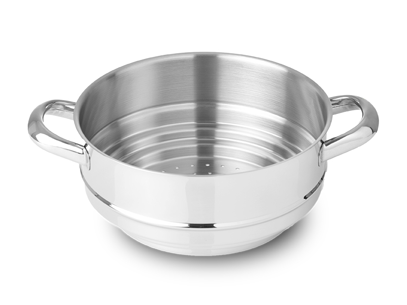 Caçarola tripla cozer a vapor