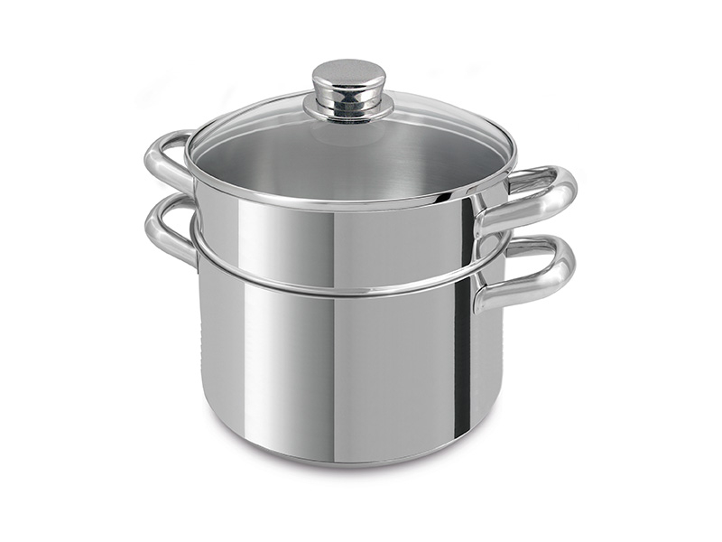 Couscoussier tampa vidro