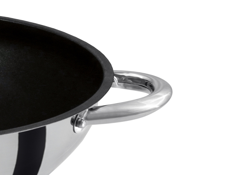 Wok com asas antiaderente sem tampa