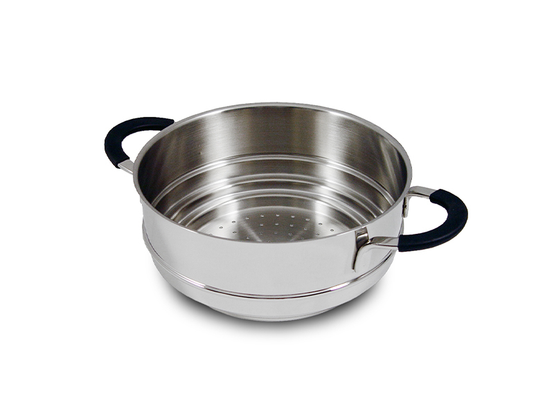 Caçarola tripla cozer a vapor