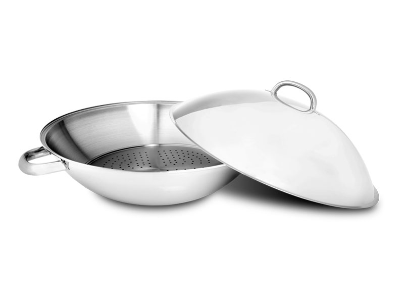 Wok com asas e grelha