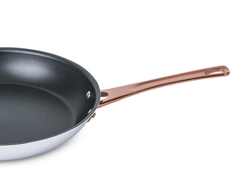 Frigideira com cabo cónica antiaderente