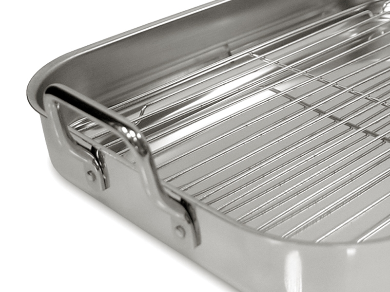 Tabuleiro com asas e grelha