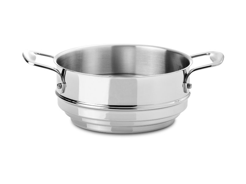 Caçarola tripla cozer a vapor