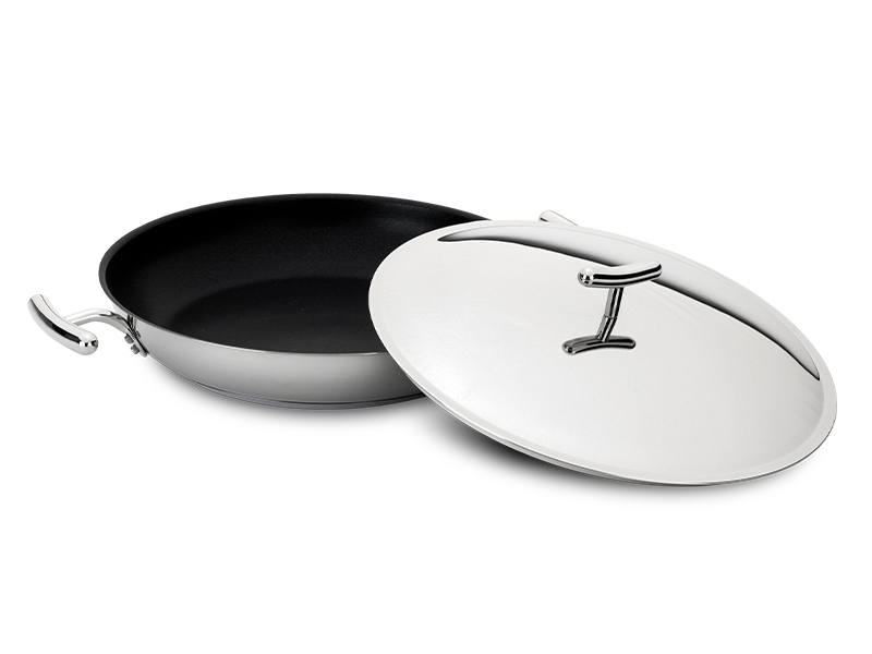 Frigideira com asas antiaderente + tampa