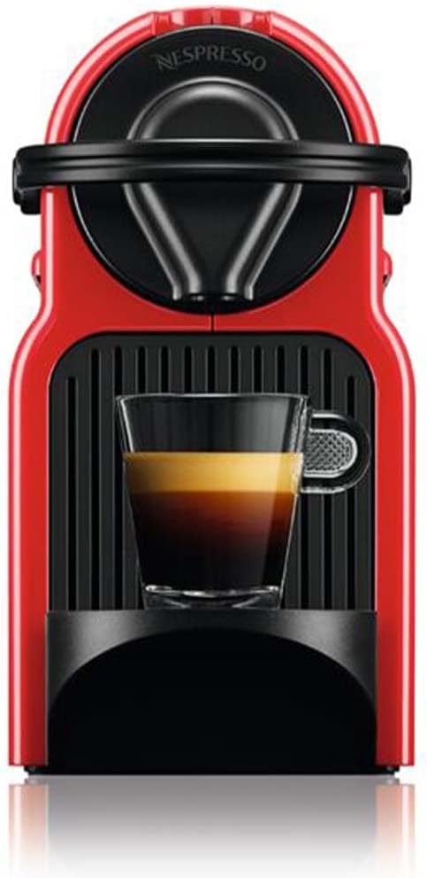 Nespresso Krups YY1531FD Inissia Red Coffee Maker, Espresso Coffee Maker
