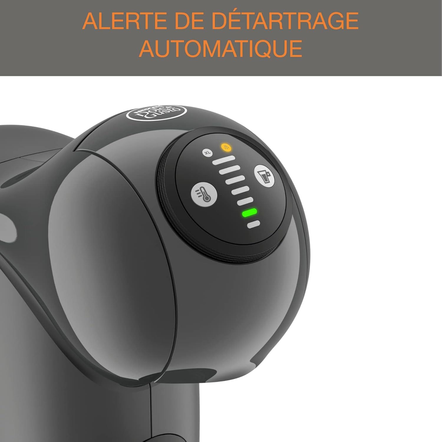 Nescafé Dolce Gusto Krups Coffee Maker Multi-Drink Pods, 0.8 L, Adjustable Drink Size, Espresso Machine, Compact Coffee Maker, Automatic Shut-off, Genio S KP243B10