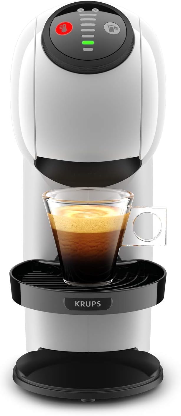 Nescafé Dolce Gusto Krups, Coffee pod machine for multi-drinks, Compact, XL function, Espresso coffee maker, automatic shut-off, Genio S KP243110