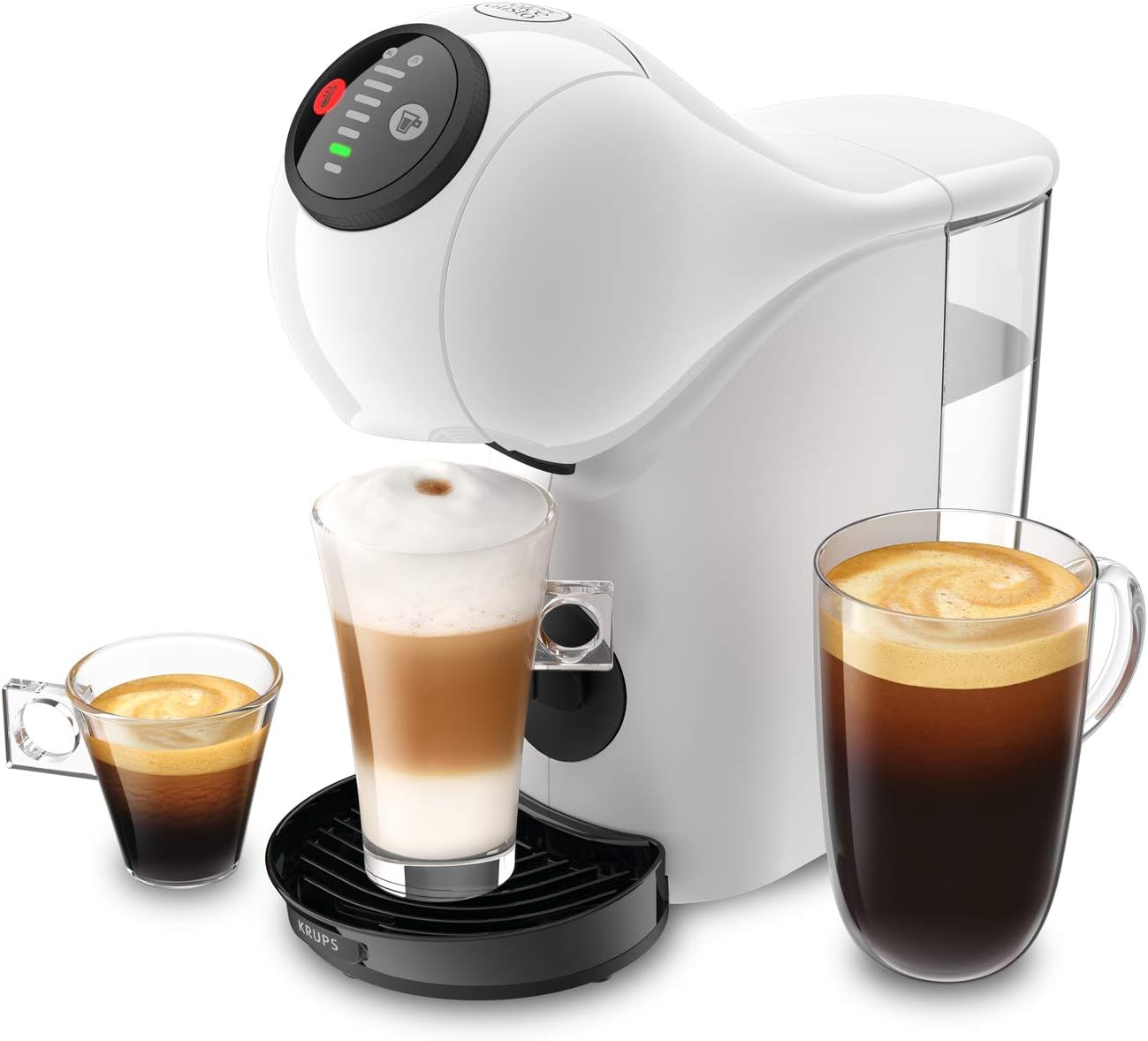 Nescafé Dolce Gusto Krups, Coffee pod machine for multi-drinks, Compact, XL function, Espresso coffee maker, automatic shut-off, Genio S KP243110