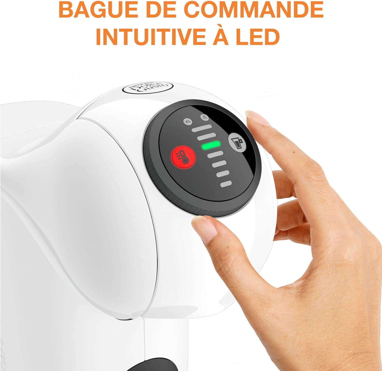 Nescafé Dolce Gusto Krups, Coffee pod machine for multi-drinks, Compact, XL function, Espresso coffee maker, automatic shut-off, Genio S KP243110