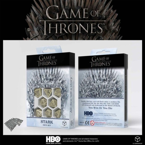 Dobókocka készlet, GoT Stark szett