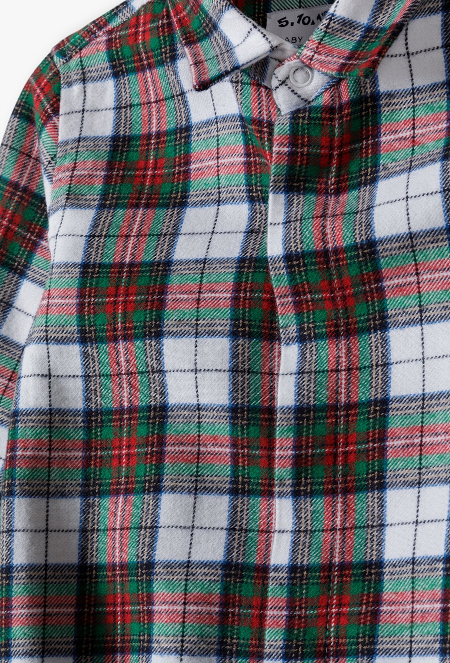 Bawełniane body w atkę - FAMILY CONCEPT